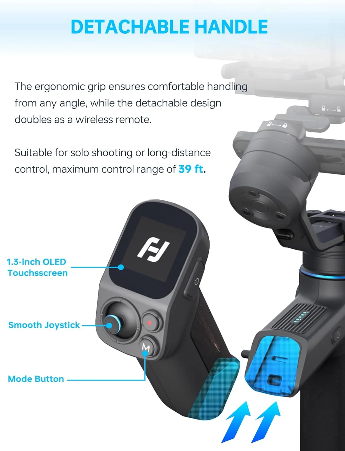 FeiyuTech SCORP Mini 3 PRO [Combo] - گیمبال همه کاره، تثبیت کننده دوربین 3 محوره با ماژول ردیابی هوش مصنوعی