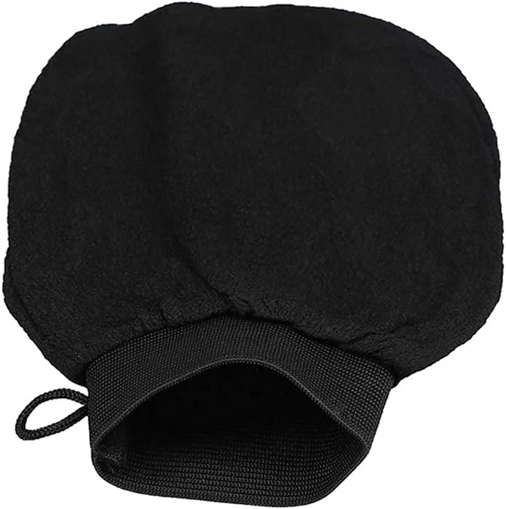 ORiTi 4 Pack Body Deep Exfoliating Hammam Gloves, Body Scrub Glove Dead Skin Remove Bath Body Mitt with Hanging Loop