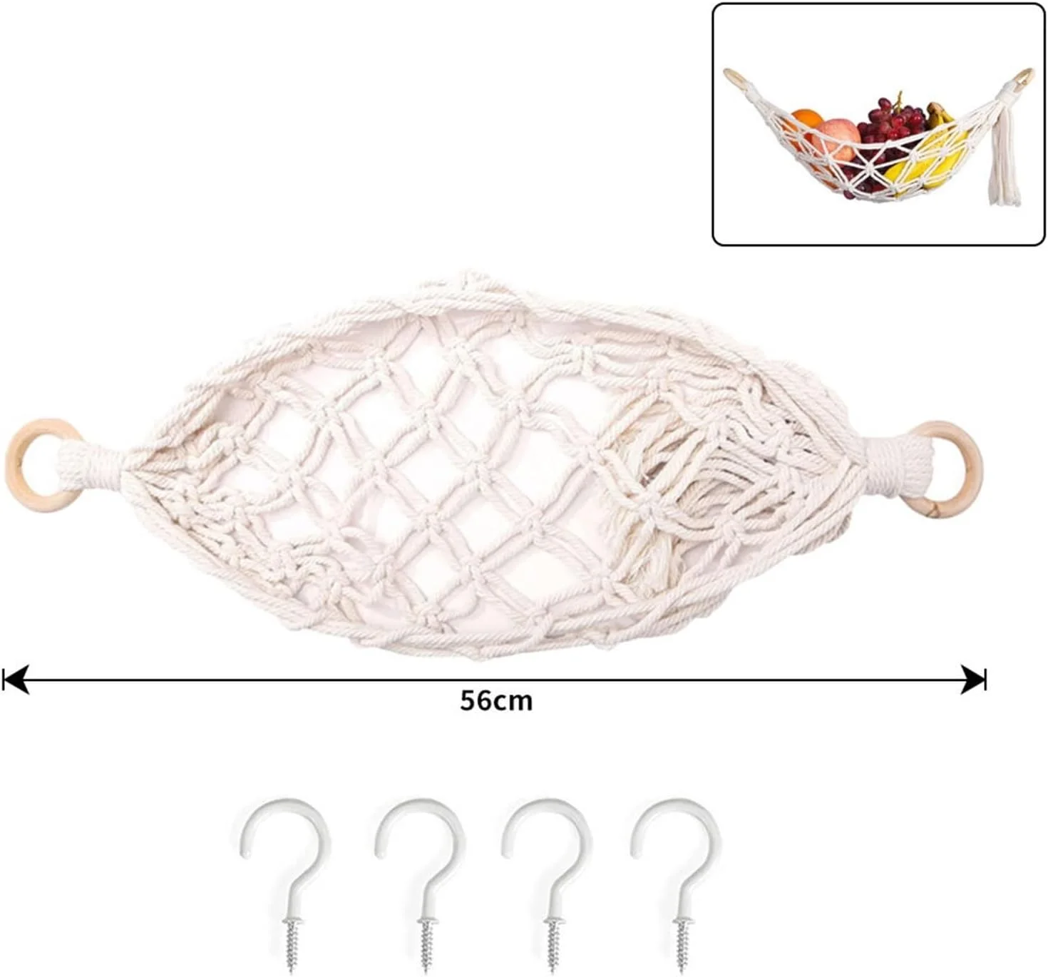 سبد میوه LOYOUYEO، آویز میوه زیر کابینت، سبد آویز بافته شده برای سبزیجات، سبد سازمان دهنده آویز آشپزخانه خانگی (56 سانتی متر) سبد میوه LOYOUYEO، آویز میوه زیر کابینت، سبد آویز بافته شده برای سبزیجات، سبد سازمان دهنده آویز آشپزخانه خانگی (56 سانتی متر)