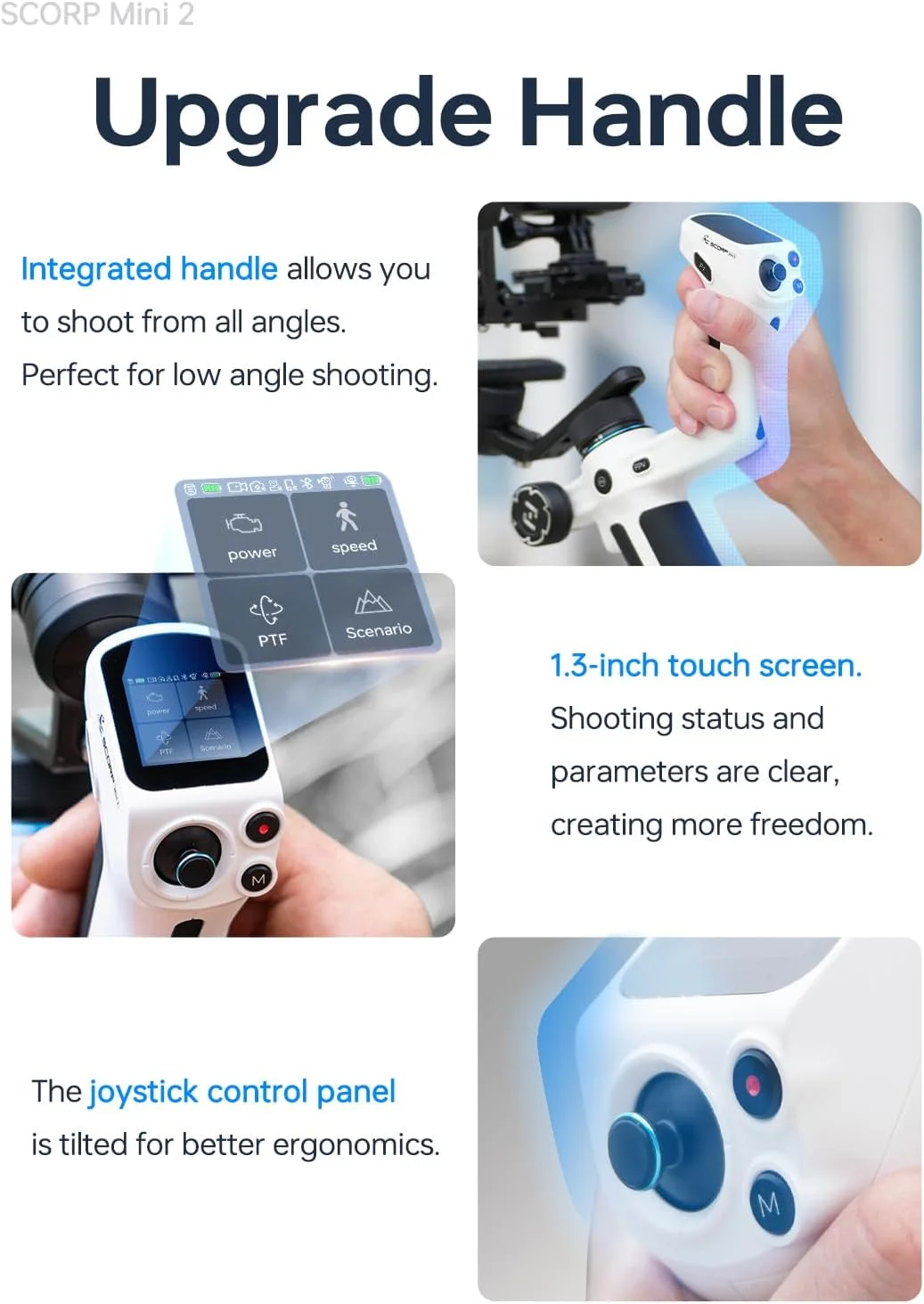 کیت رسمی FeiyuTech SCORP Mini 2، تثبیت کننده گیمبال با 3 محور، گیمبال همه کاره برای دوربین های بدون آینه، تلفن های هوشمند، دوربین های اکشن، ردیاب هوش مصنوعی داخلی، با کیف حمل، مشکی کیت رسمی FeiyuTech SCORP Mini 2، تثبیت کننده گیمبال با 3 محور، گیمبال همه کاره برای دوربین های بدون آینه، تلفن های هوشمند، دوربین های اکشن، ردیاب هوش مصنوعی داخلی، با کیف حمل، مشکی