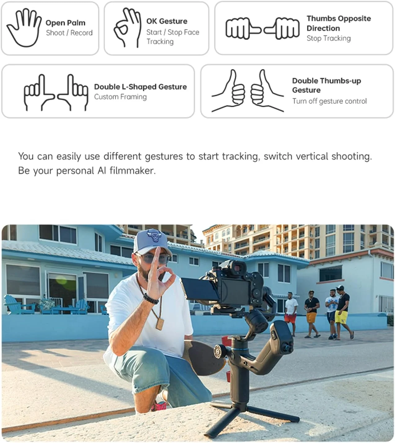 FeiyuTech SCORP Mini 3 Pro Kit تثبیت کننده دوربین 3 محوره، ردیابی هوش مصنوعی داخلی، گیمبال دستی همه کاره برای دوربین های بدون آینه، دوربین جیبی، دوربین اکشن، تلفن، بارگیری 2 کیلوگرمی FeiyuTech SCORP Mini 3 Pro Kit تثبیت کننده دوربین 3 محوره، ردیابی هوش مصنوعی داخلی، گیمبال دستی همه کاره برای دوربین های بدون آینه، دوربین جیبی، دوربین اکشن، تلفن، بارگیری 2 کیلوگرمی