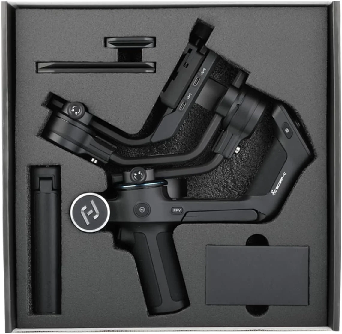 لرزشگیر دوربین FeiyuTech SCORP-C، حداکثر وزن قابل تحمل 2.5 کیلوگرم، لرزشگیر دستی 3 محوره برای دوربین های DSLR و بدون آینه، مناسب برای سونی، لومیکس، نیکون، کانن، فوجی فیلم، کنترل کابلی لرزشگیر دوربین FeiyuTech SCORP-C، حداکثر وزن قابل تحمل 2.5 کیلوگرم، لرزشگیر دستی 3 محوره برای دوربین های DSLR و بدون آینه، مناسب برای سونی، لومیکس، نیکون، کانن، فوجی فیلم، کنترل کابلی