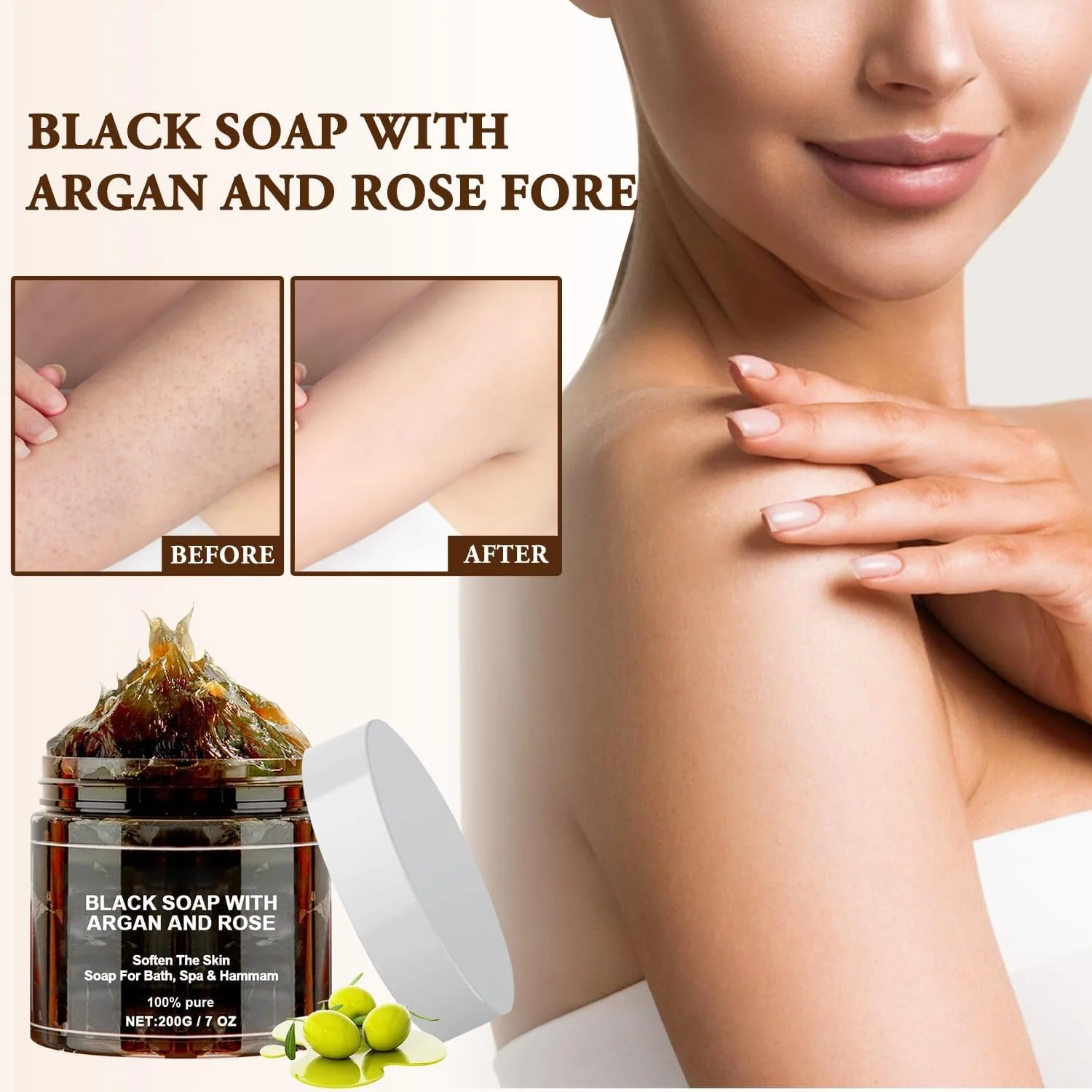 صابون سیاه مراکشی با آرگان و گل رز، صابون سیاه بلدی مراکشی، اسکراب بدن مراکشی، اسکراب لایه بردار بدن، صابون سیاه مراکشی با دستکش، صابون پاک کننده و لایه بردار ارگانیک صابون سیاه مراکشی با آرگان و گل رز، صابون سیاه بلدی مراکشی، اسکراب بدن مراکشی، اسکراب لایه بردار بدن، صابون سیاه مراکشی با دستکش، صابون پاک کننده و لایه بردار ارگانیک