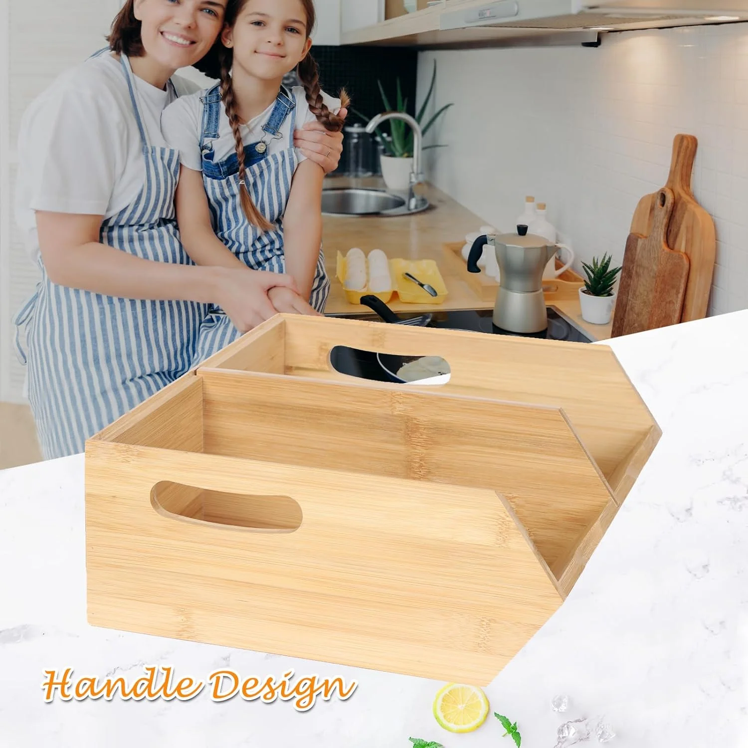 ظروف ذخیره سازی انبار مواد غذایی بامبو LByng، سبدهای چوبی قابل انباشت، محل نگهداری سیب زمینی و پیاز، سبد میوه برای سازماندهی انبار، کاسه میوه برای روی میز آشپزخانه، محل نگهداری میوه و سبزیجات