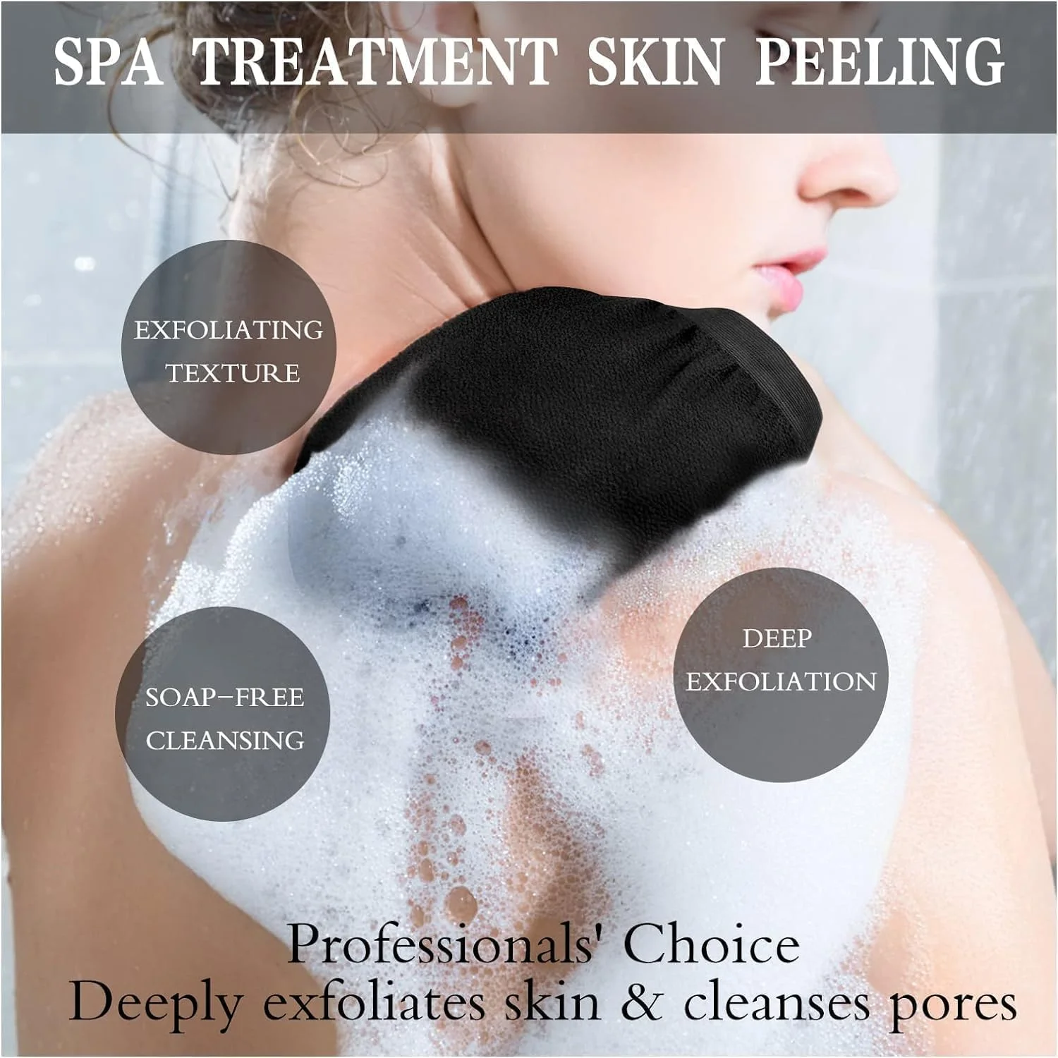 دستکش لایه بردار McMola، بسته 3 عددی دستکش اسکراب بدن برای حمام و اسپا، دستکش لایه بردار دو طرفه برای پاکسازی عمیق، دستکش از بین برنده پوست مرده، اسکرابر عمیق بدن برای زنان و مردان دستکش لایه بردار McMola، بسته 3 عددی دستکش اسکراب بدن برای حمام و اسپا، دستکش لایه بردار دو طرفه برای پاکسازی عمیق، دستکش از بین برنده پوست مرده، اسکرابر عمیق بدن برای زنان و مردان