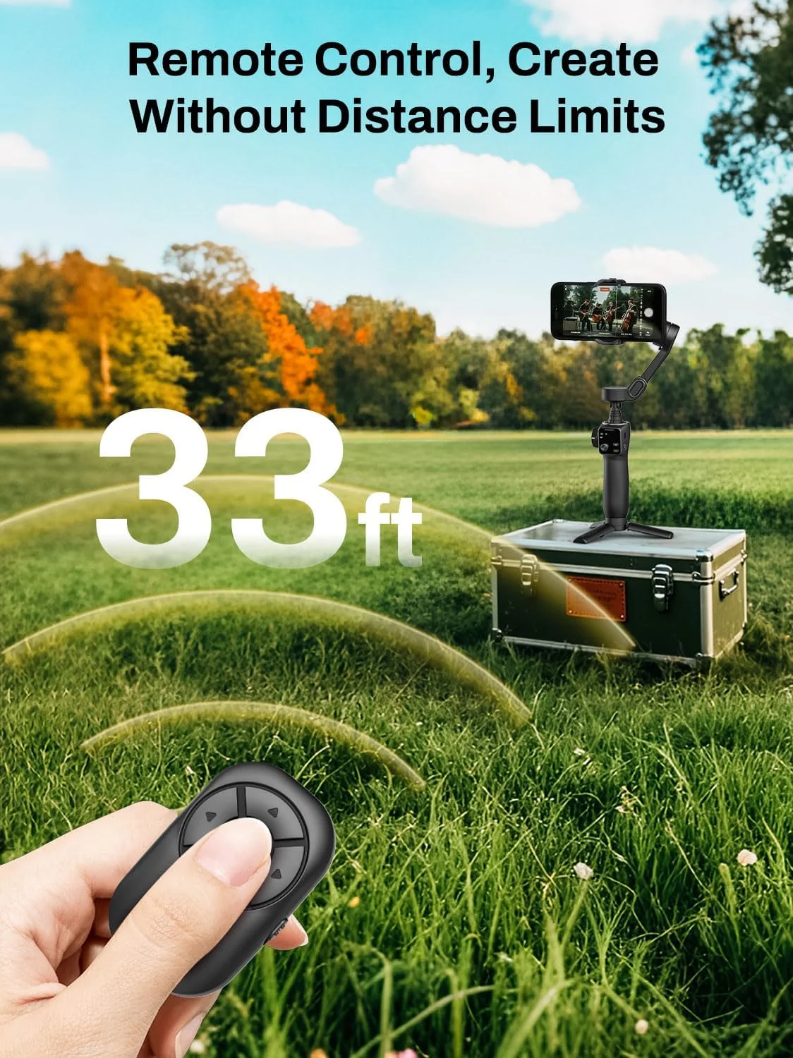 لرزشگیر گیمبال AOCHUAN برای آیفون با ریموت بلوتوث، لرزشگیر 3 محوره گوشی با میله افزایش طول 7.8 اینچی، گیمبال گوشی هوشمند با ردیابی چهره هوش مصنوعی، کنترل حرکتی برای فیلمبرداری - کیت Smart V8 مشکی لرزشگیر گیمبال AOCHUAN برای آیفون با ریموت بلوتوث، لرزشگیر 3 محوره گوشی با میله افزایش طول 7.8 اینچی، گیمبال گوشی هوشمند با ردیابی چهره هوش مصنوعی، کنترل حرکتی برای فیلمبرداری - کیت Smart V8 مشکی