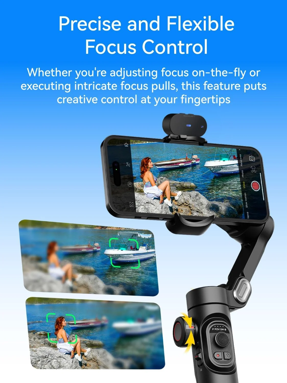 گیمبال AOCHUAN با حسگر هوش مصنوعی برای عکاسی و فیلمبرداری - Smart XE گیمبال AOCHUAN با حسگر هوش مصنوعی برای عکاسی و فیلمبرداری - Smart XE