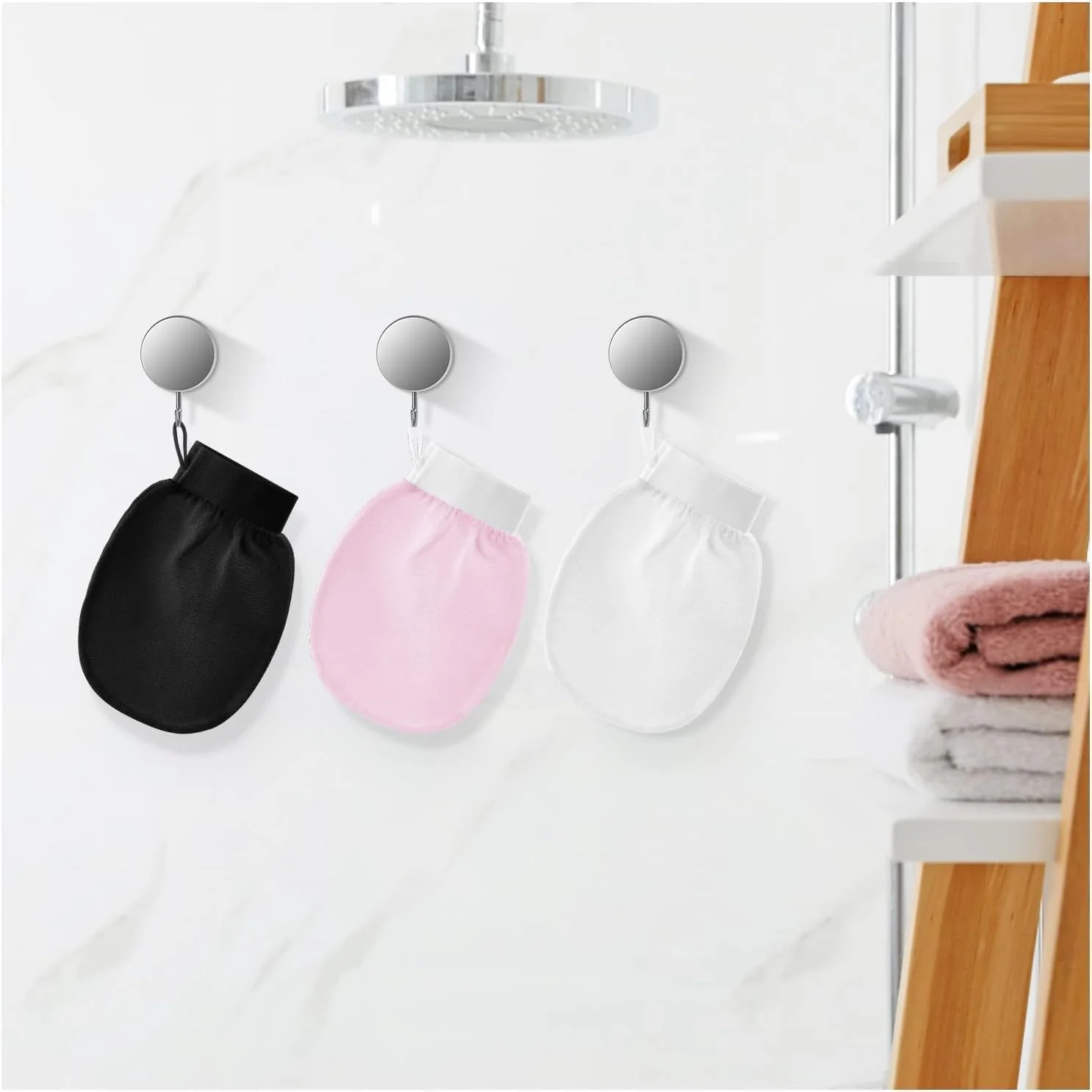 دستکش لایه بردار McMola، بسته 3 عددی دستکش اسکراب بدن برای حمام و اسپا، دستکش لایه بردار دو طرفه برای پاکسازی عمیق، دستکش از بین برنده پوست مرده، اسکرابر عمیق بدن برای زنان و مردان دستکش لایه بردار McMola، بسته 3 عددی دستکش اسکراب بدن برای حمام و اسپا، دستکش لایه بردار دو طرفه برای پاکسازی عمیق، دستکش از بین برنده پوست مرده، اسکرابر عمیق بدن برای زنان و مردان