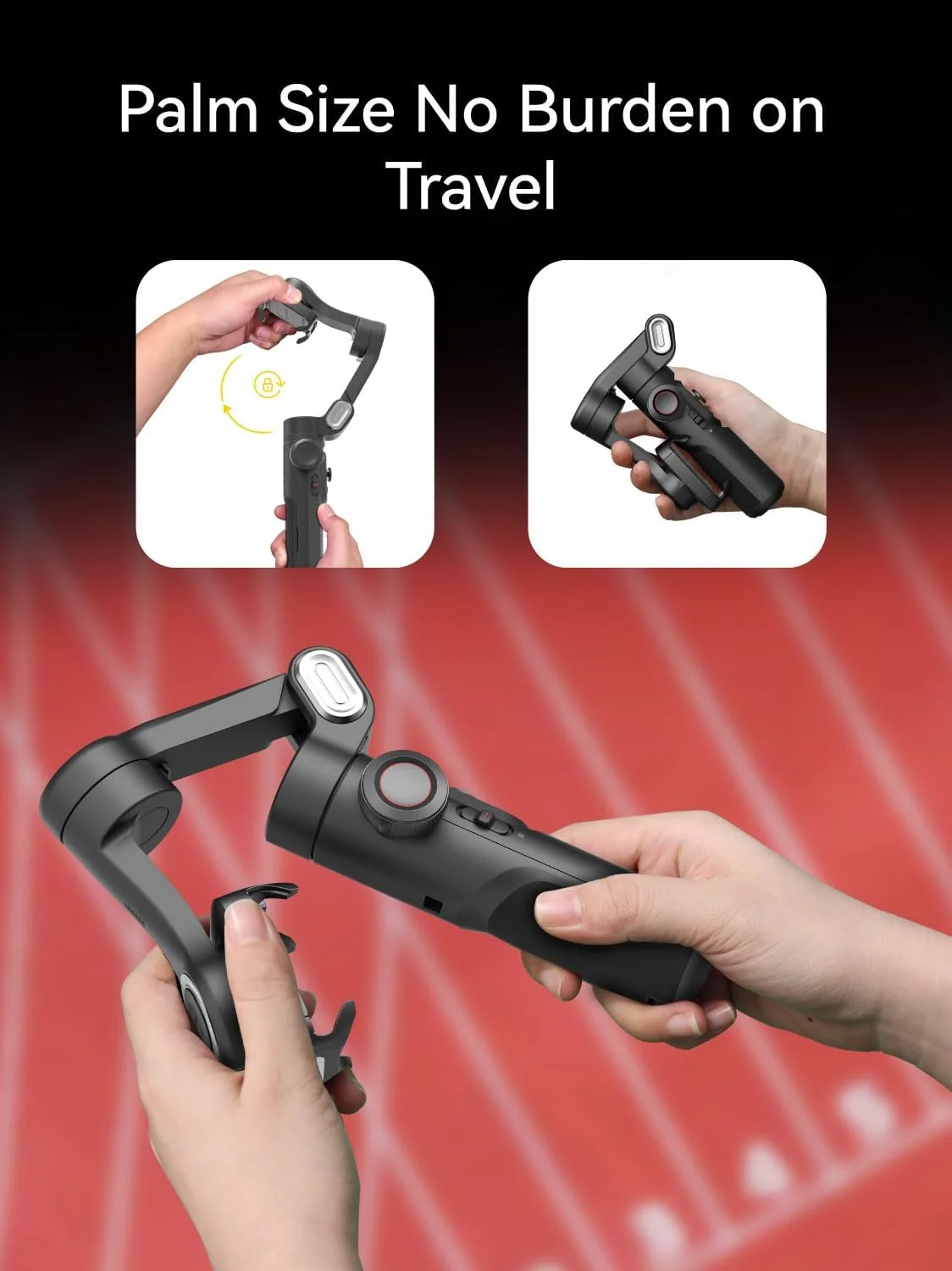 گیمبال AOCHUAN با حسگر هوش مصنوعی برای عکاسی و فیلمبرداری - Smart XE گیمبال AOCHUAN با حسگر هوش مصنوعی برای عکاسی و فیلمبرداری - Smart XE