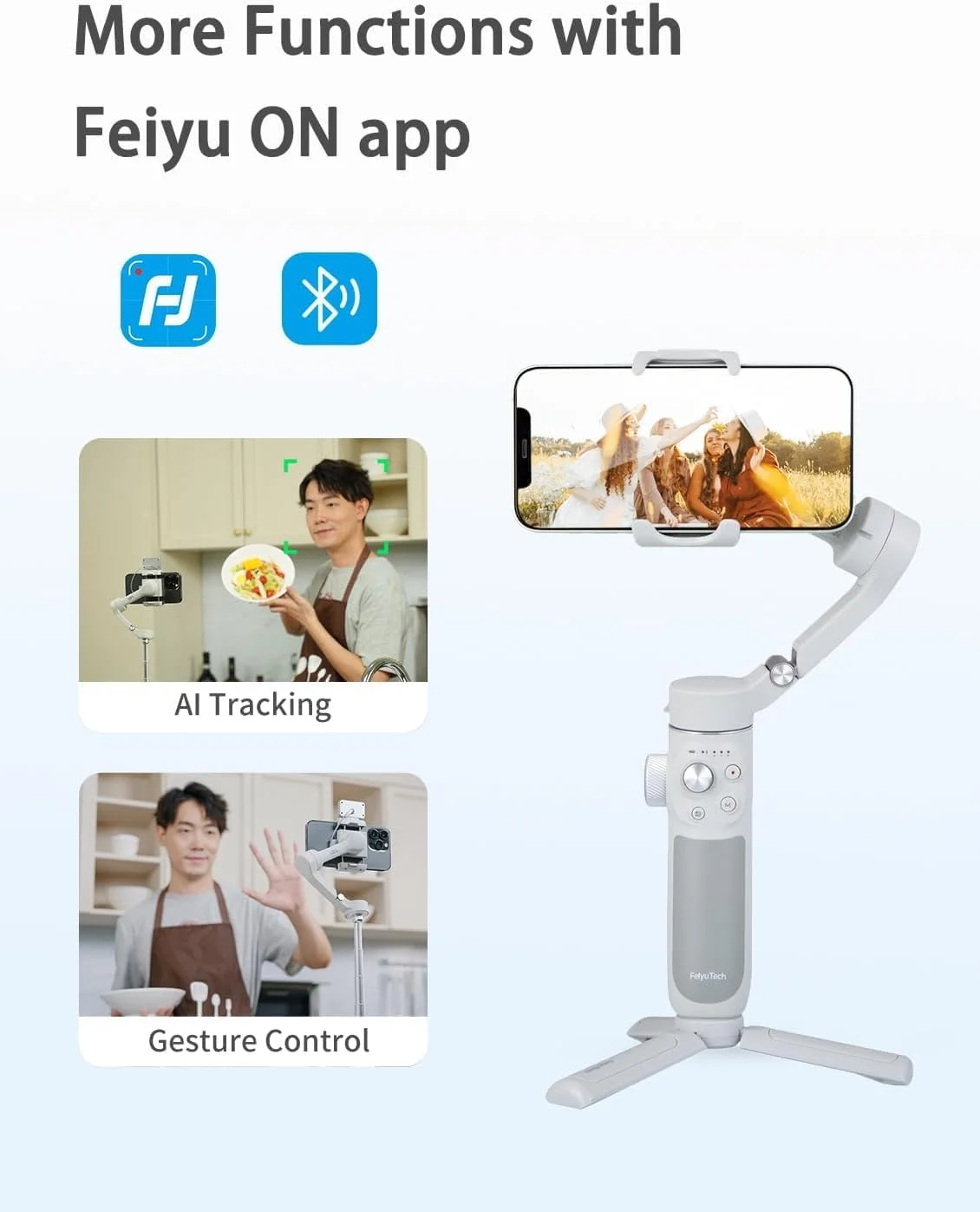 کیت FeiyuTech VB 4SE - لرزشگیر گیمبال تاشو 3 محوره تلفن هوشمند به همراه کیف و ماژول ردیابی هوش مصنوعی و نور، سازگار با آیفون و اندروید برای ولاگ، پخش زنده و ضبط ویدیو کیت FeiyuTech VB 4SE - لرزشگیر گیمبال تاشو 3 محوره تلفن هوشمند به همراه کیف و ماژول ردیابی هوش مصنوعی و نور، سازگار با آیفون و اندروید برای ولاگ، پخش زنده و ضبط ویدیو