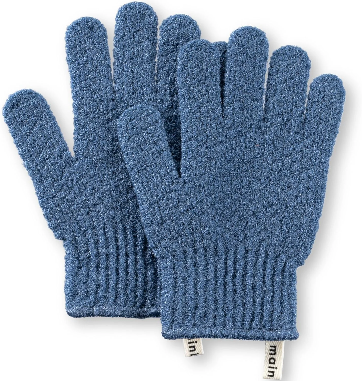 دستکش لایه بردار حمام MainBasics - دستکش اسکراب بدن برای لایه برداری عمیق - از بین برنده پوست مرده - مناسب برای اسپا، ماساژ و استفاده روزانه در حمام (1 جفت) دستکش لایه بردار حمام MainBasics - دستکش اسکراب بدن برای لایه برداری عمیق - از بین برنده پوست مرده - مناسب برای اسپا، ماساژ و استفاده روزانه در حمام (1 جفت)