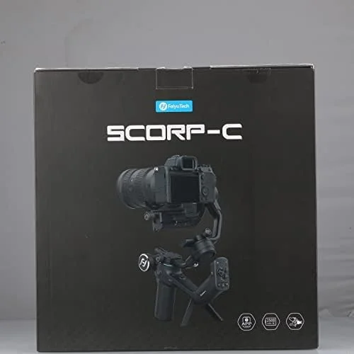 گیمبال دوربین FeiyuTech SCORP-C رسمی، تثبیت کننده گیمبال دستی 3 محوره برای دوربین های DSLR و بدون آینه، ظرفیت بار 2.5 کیلوگرم، سبک وزن، سازگار با سونی، کانن، پاناسونیک، لومیکس، نیکون، فوجی فیلم گیمبال دوربین FeiyuTech SCORP-C رسمی، تثبیت کننده گیمبال دستی 3 محوره برای دوربین های DSLR و بدون آینه، ظرفیت بار 2.5 کیلوگرم، سبک وزن، سازگار با سونی، کانن، پاناسونیک، لومیکس، نیکون، فوجی فیلم