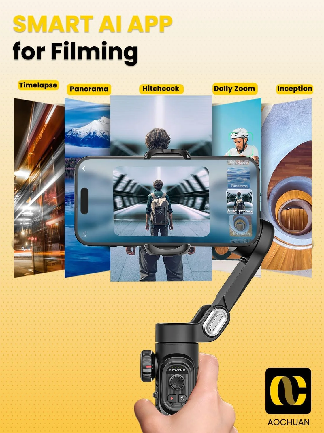 لرزشگیر گیمبال تاشو و قابل حمل AOCHUAN برای تلفن هوشمند، لرزشگیر دستی 3 محوره تلفن برای ضبط ویدیو، گیمبال تلفن همراه برای TikTok YouTube Vlog Selfie، ردیابی خودکار چهره (Smart XE) لرزشگیر گیمبال تاشو و قابل حمل AOCHUAN برای تلفن هوشمند، لرزشگیر دستی 3 محوره تلفن برای ضبط ویدیو، گیمبال تلفن همراه برای TikTok YouTube Vlog Selfie، ردیابی خودکار چهره (Smart XE)