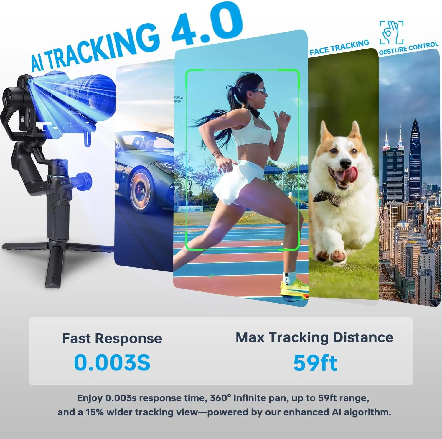 FeiyuTech SCORP Mini-3 PRO All in One 3-Axis Camera Stabilizer,Built-in 4.0 AI Track Handheld Gimbal,Detached Grip Handle with 12m Wireless Control,2KG Payload,1/4"Expansion Port,for Camera and Phone FeiyuTech SCORP Mini-3 PRO All in One 3-Axis Camera Stabilizer,Built-in 4.0 AI Track Handheld Gimbal,Detached Grip Handle with 12m Wireless Control,2KG Payload,1/4"Expansion Port,for Camera and Phone