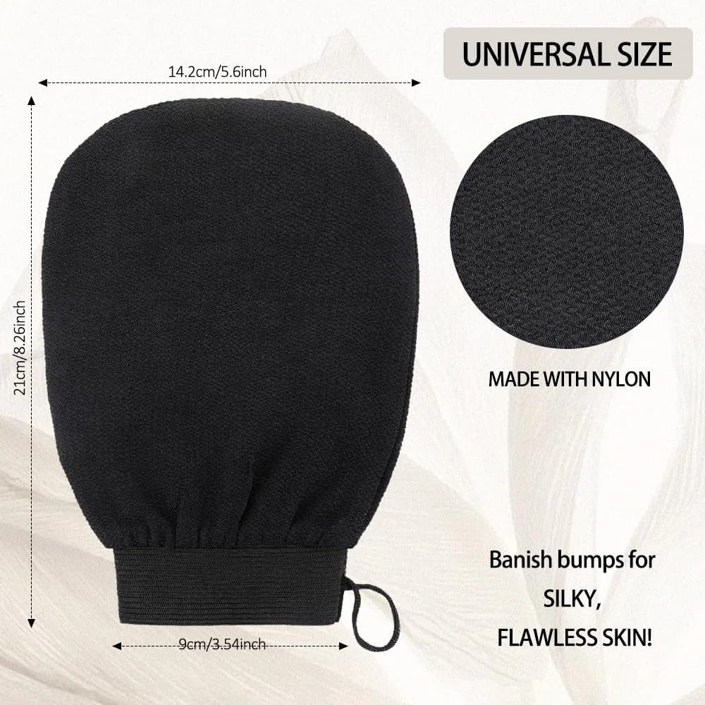 دستکش لایه بردار KEAHND، لایه بردار بدن، اسکرابر بدن، دستکش لایه بردار، از بین برنده پوست مرده برای بدن، اسکرابر پشت برای دوش