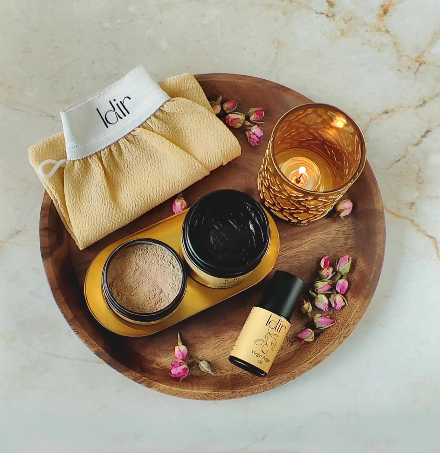 دستکش لایه بردار اورجینال IDIR - بهترین اسکرابر بدن برای پوست صاف - لیف مراکشی ملایم - دستکش لایه بردار که پوست مرده و کراتوز پیلاریس را از بین می برد - کسا بهترین پاک کننده پوست مرده.