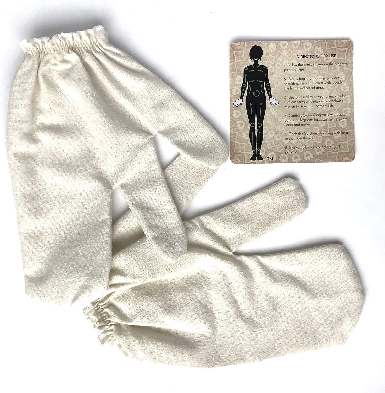 Healm (سایز آزاد، طبیعی) - دستکش های گارشانای ابریشم خام 100% - برس خشک برای بدن و صورت به همراه نمودار آموزشی Healm (سایز آزاد، طبیعی) - دستکش های گارشانای ابریشم خام 100% - برس خشک برای بدن و صورت به همراه نمودار آموزشی