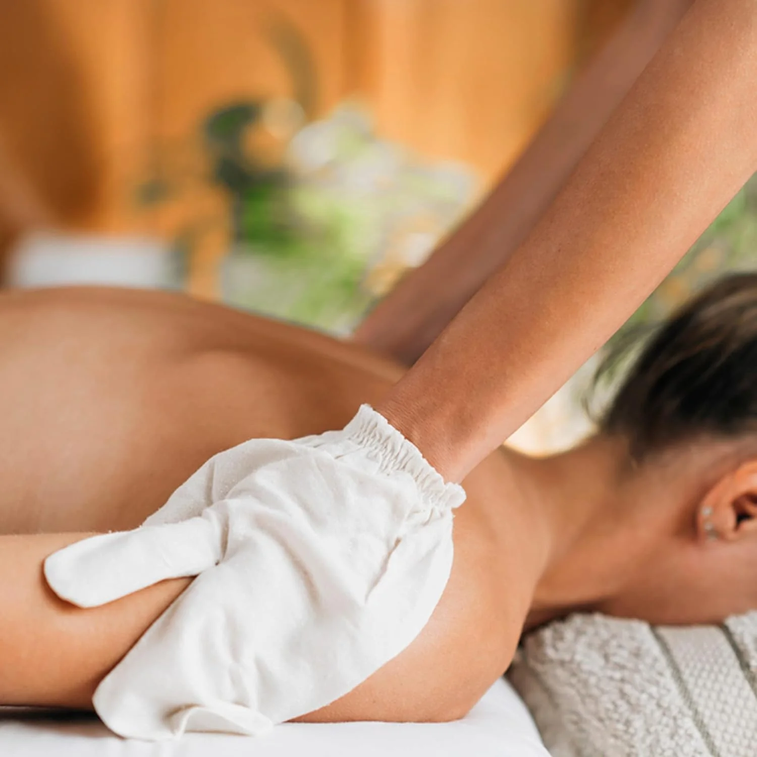 Healm (سایز آزاد، طبیعی) - دستکش های گارشانای ابریشم خام 100% - برس خشک برای بدن و صورت به همراه نمودار آموزشی Healm (سایز آزاد، طبیعی) - دستکش های گارشانای ابریشم خام 100% - برس خشک برای بدن و صورت به همراه نمودار آموزشی