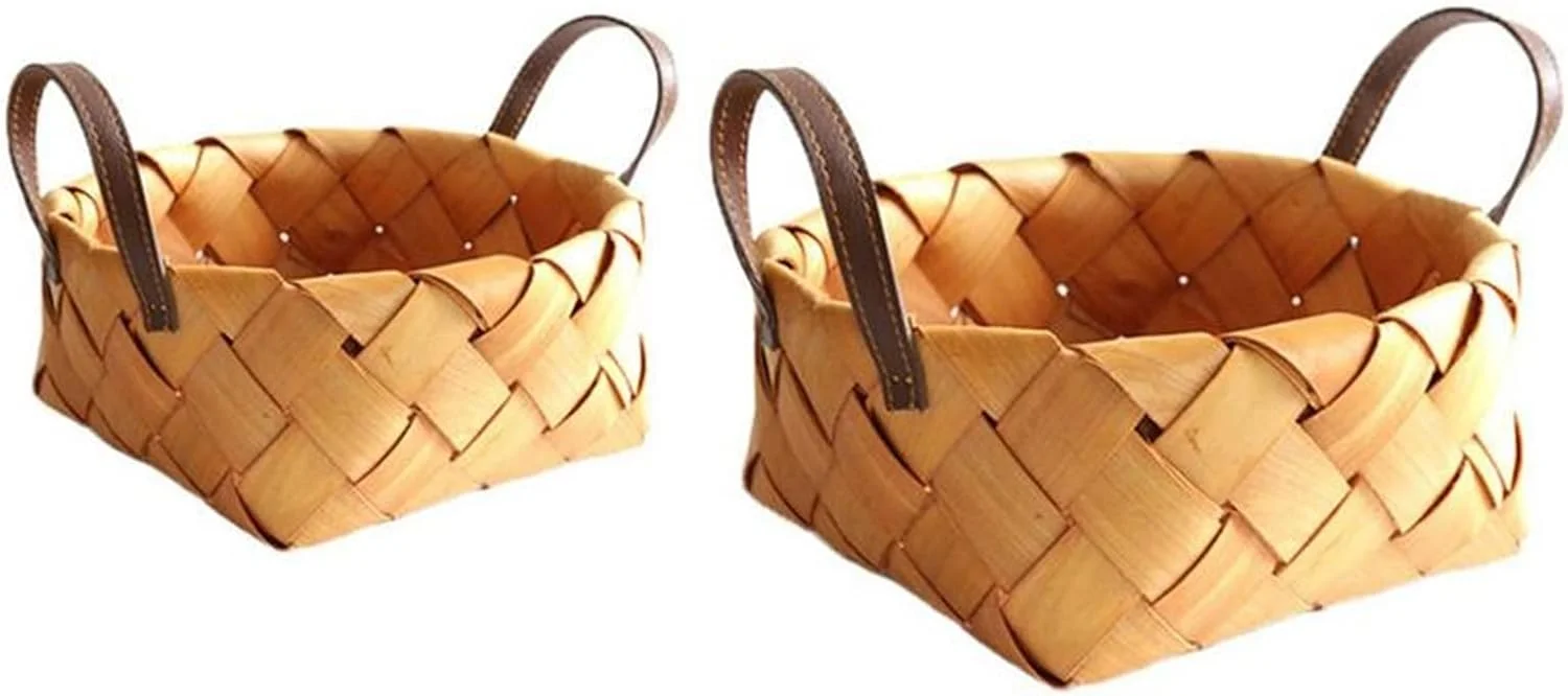 سبد میوه Hfghgfhk سبد بافته شده برای نگهداری میوه و سبد پیک نیک