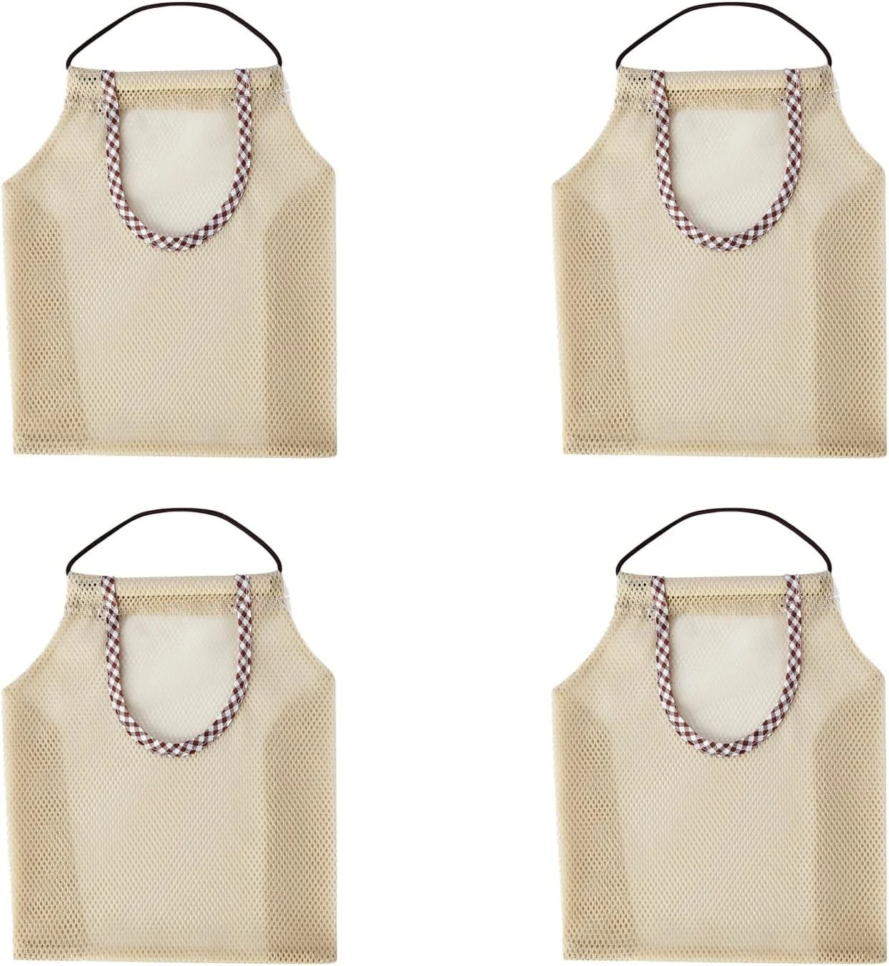 4 Pcs Hanging Storage Mesh Bags Pulling resistance Storage Tote Bags Mesh Grocery Bags for Garlics, Potatoes, Onions 4 Pcs Hanging Storage Mesh Bags Pulling resistance Storage Tote Bags Mesh Grocery Bags for Garlics, Potatoes, Onions