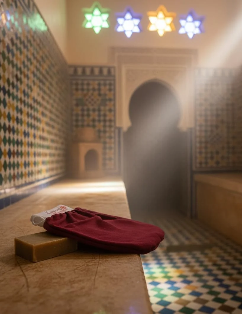 دستکش لایه بردار مراکشی کسا اسنس آف مراکو، دستکش اسکراب لایه برداری حمام، ساخت مراکش دستکش لایه بردار مراکشی کسا اسنس آف مراکو، دستکش اسکراب لایه برداری حمام، ساخت مراکش