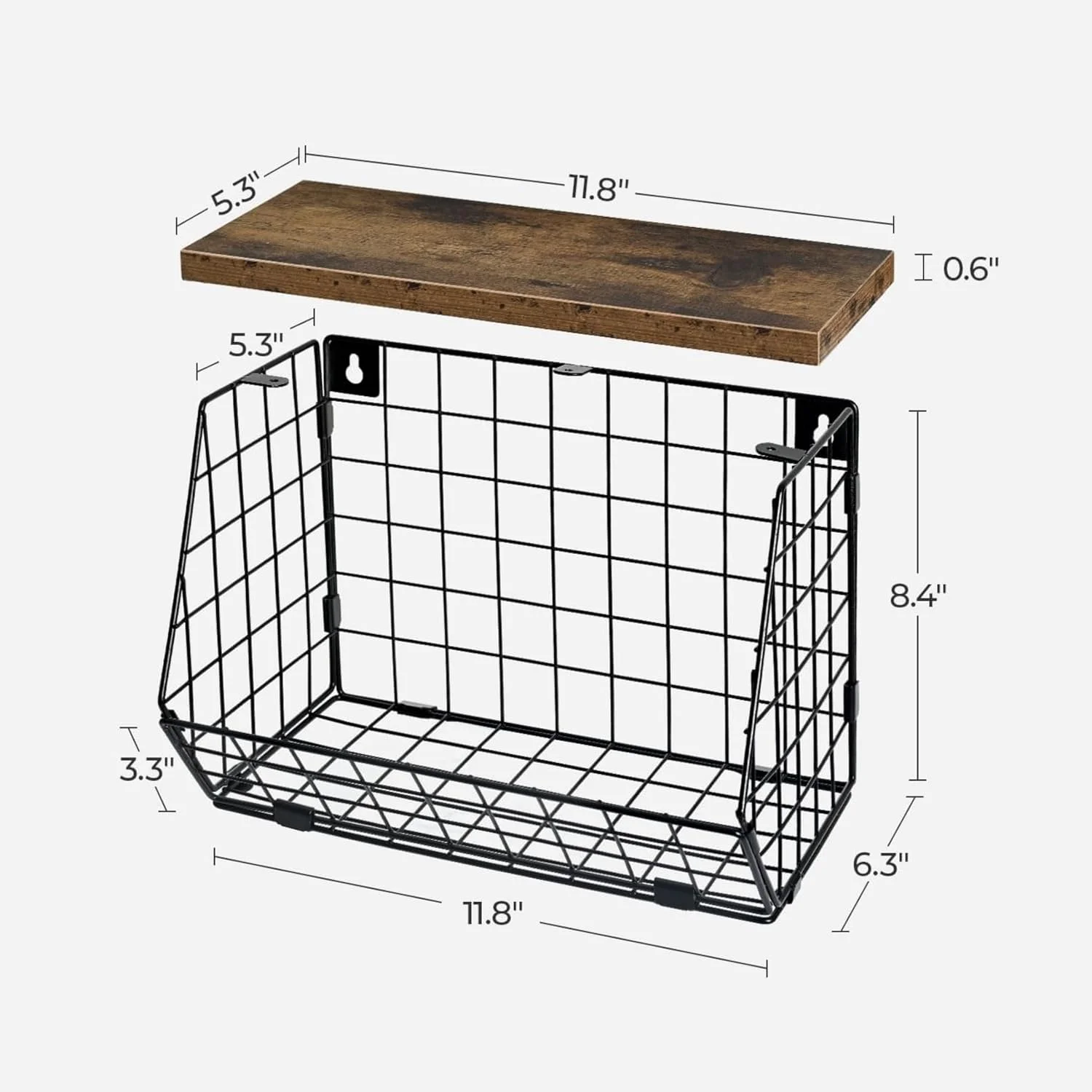 سبد آویز آشپزخانه Fohome، سبد سیمی با درب چوبی، بسته 2 عددی، سازمان دهنده رومیزی آشپزخانه قابل انباشت، سبد نگهداری میوه، پیاز و سیب زمینی، سبد نگهداری محصولات دیواری (آویز) سبد آویز آشپزخانه Fohome، سبد سیمی با درب چوبی، بسته 2 عددی، سازمان دهنده رومیزی آشپزخانه قابل انباشت، سبد نگهداری میوه، پیاز و سیب زمینی، سبد نگهداری محصولات دیواری (آویز)