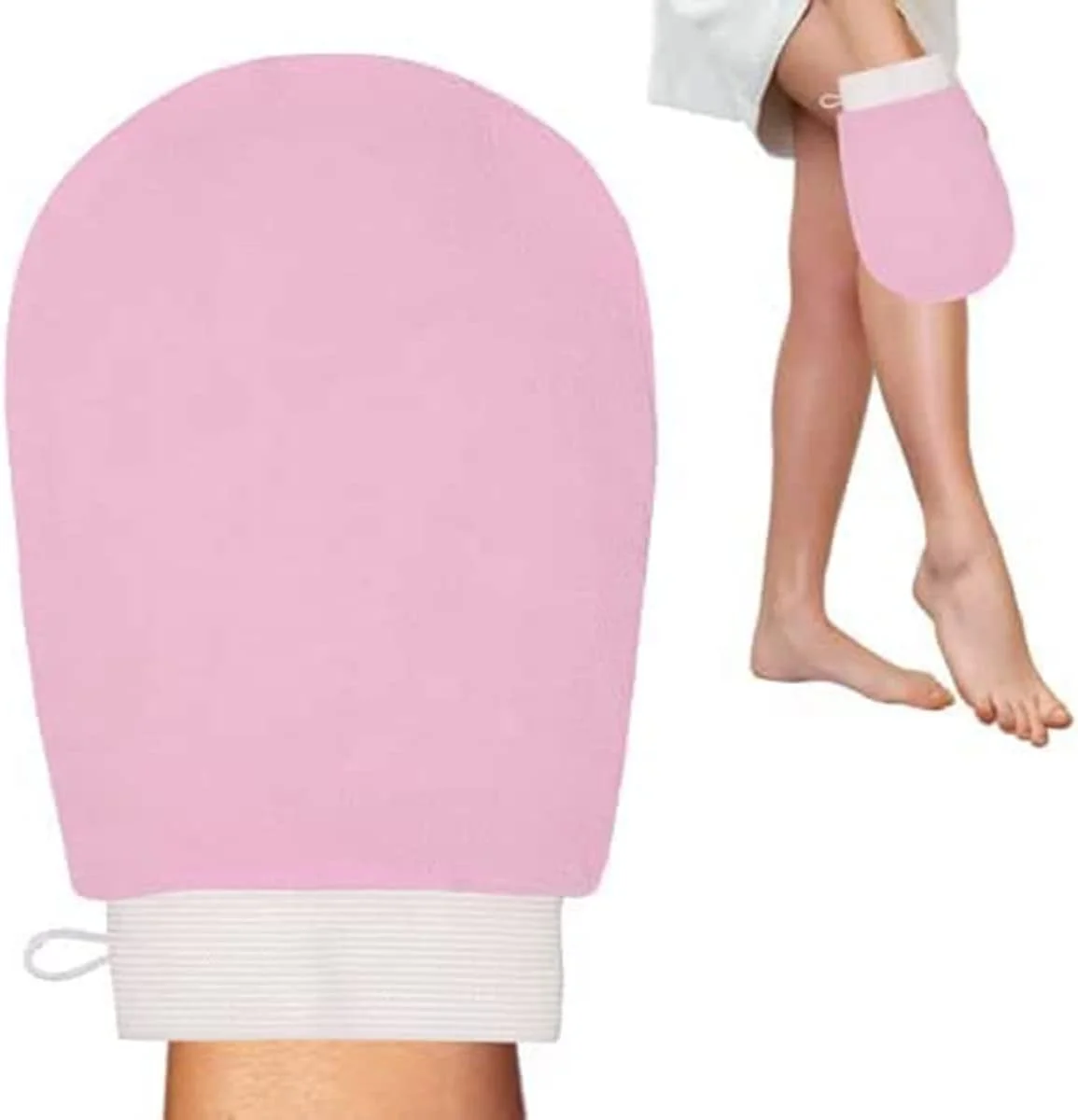 COOLBABY Deep Exfoliating Glove for Body - Shower Scrubbing Mitt for Softer Illuminate Skin, Dead Skin Remover for Women, Silky Smooth Skin(Pink) COOLBABY Deep Exfoliating Glove for Body - Shower Scrubbing Mitt for Softer Illuminate Skin, Dead Skin Remover for Women, Silky Smooth Skin(Pink)