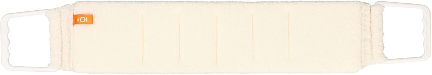 Cleanlogic Body Exfoliating Back Scrubber Cloth with Handles, Stretchy Organic Sustainable Cotton Exfoliator Bath and Shower Washcloths, Reusable Daily Skincare Tool, 1 Count Cleanlogic Body Exfoliating Back Scrubber Cloth with Handles, Stretchy Organic Sustainable Cotton Exfoliator Bath and Shower Washcloths, Reusable Daily Skincare Tool, 1 Count