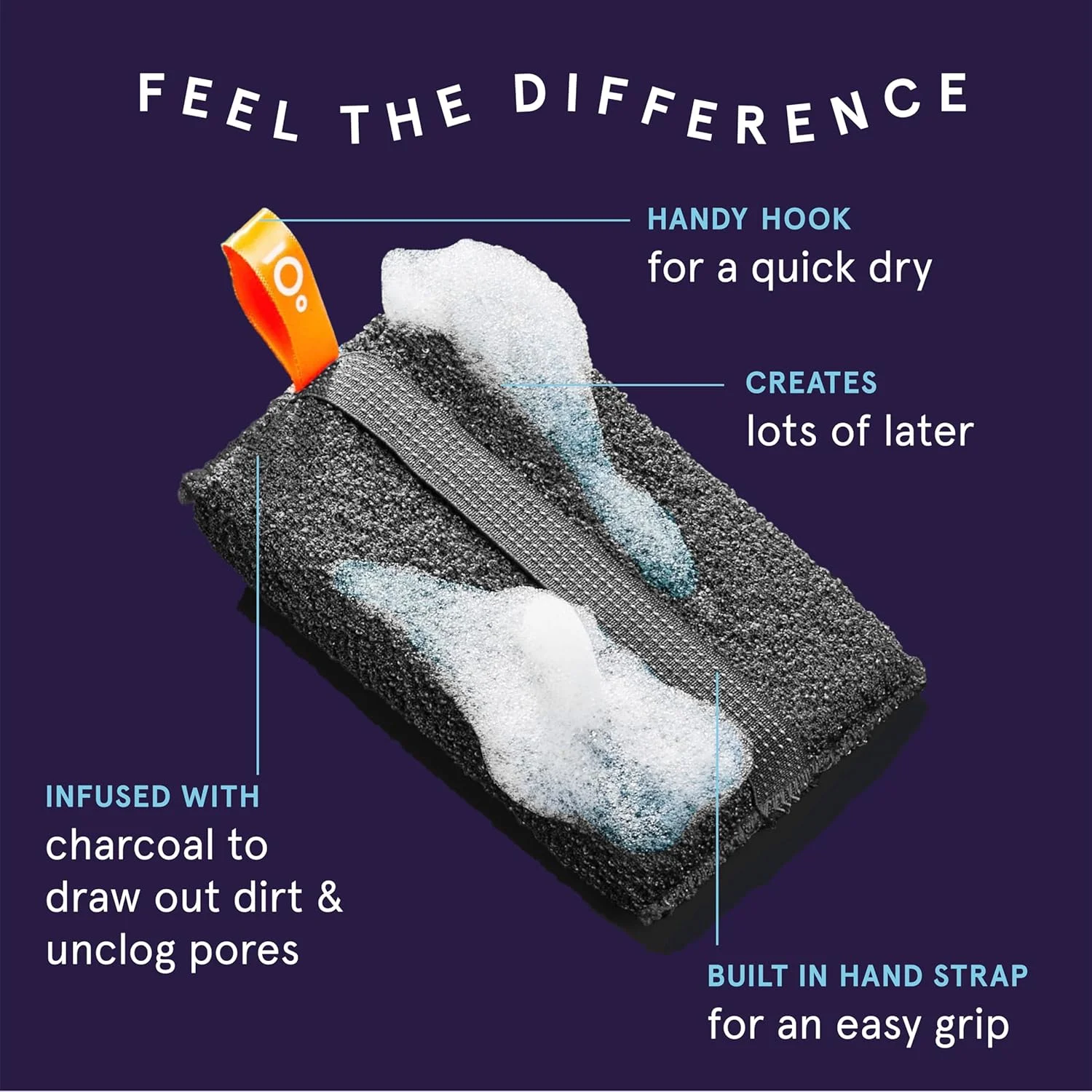 لیف لایه بردار بدن Cleanlogic Detoxify با عصاره زغال، ابزار لایه بردار قابل استفاده مجدد برای داشتن پوستی صاف و نرم تر، روتین روزانه مراقبت از پوست، 1 عدد لیف لایه بردار بدن Cleanlogic Detoxify با عصاره زغال، ابزار لایه بردار قابل استفاده مجدد برای داشتن پوستی صاف و نرم تر، روتین روزانه مراقبت از پوست، 1 عدد