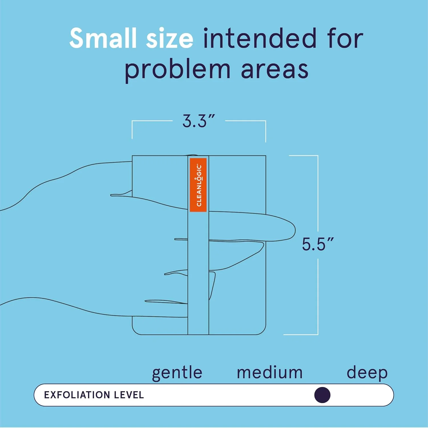 لیف لایه بردار بدن Cleanlogic Detoxify با عصاره زغال، ابزار لایه بردار قابل استفاده مجدد برای داشتن پوستی صاف و نرم تر، روتین روزانه مراقبت از پوست، 1 عدد لیف لایه بردار بدن Cleanlogic Detoxify با عصاره زغال، ابزار لایه بردار قابل استفاده مجدد برای داشتن پوستی صاف و نرم تر، روتین روزانه مراقبت از پوست، 1 عدد