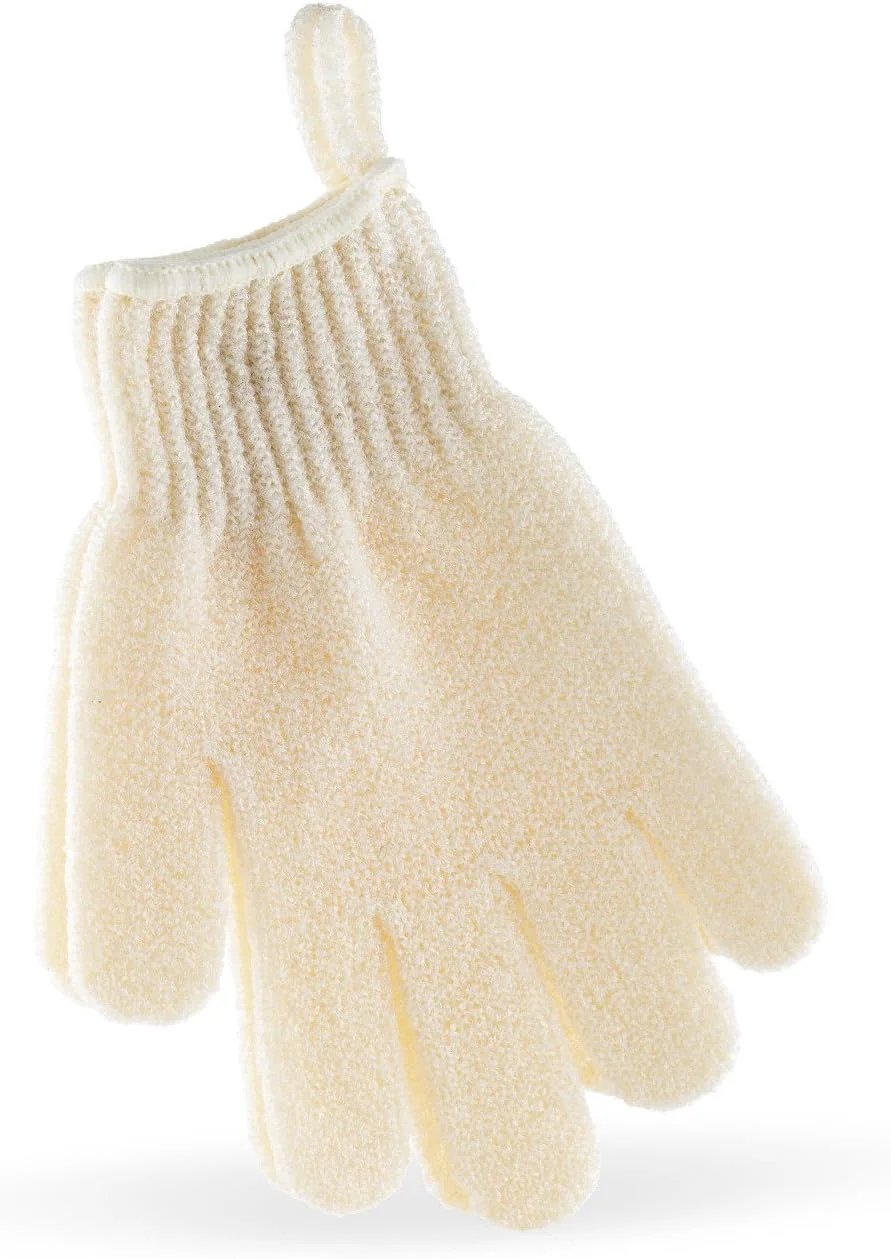 The Body Shop Exfoliating Bath Gloves-Bath Mitts-Body Scrub Gloves (Cream) The Body Shop Exfoliating Bath Gloves-Bath Mitts-Body Scrub Gloves (Cream)