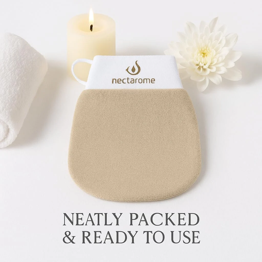 دستکش لایه بردار شنی Auramoon Nectarome - اسکرابر عمیق بدن برای از بین بردن تیرگی، پوست مرده و ناخالصی ها - بهبود گردش خون، نرم و روشن کننده پوست - بادوام و ملایم برای استفاده روزانه دستکش لایه بردار شنی Auramoon Nectarome - اسکرابر عمیق بدن برای از بین بردن تیرگی، پوست مرده و ناخالصی ها - بهبود گردش خون، نرم و روشن کننده پوست - بادوام و ملایم برای استفاده روزانه