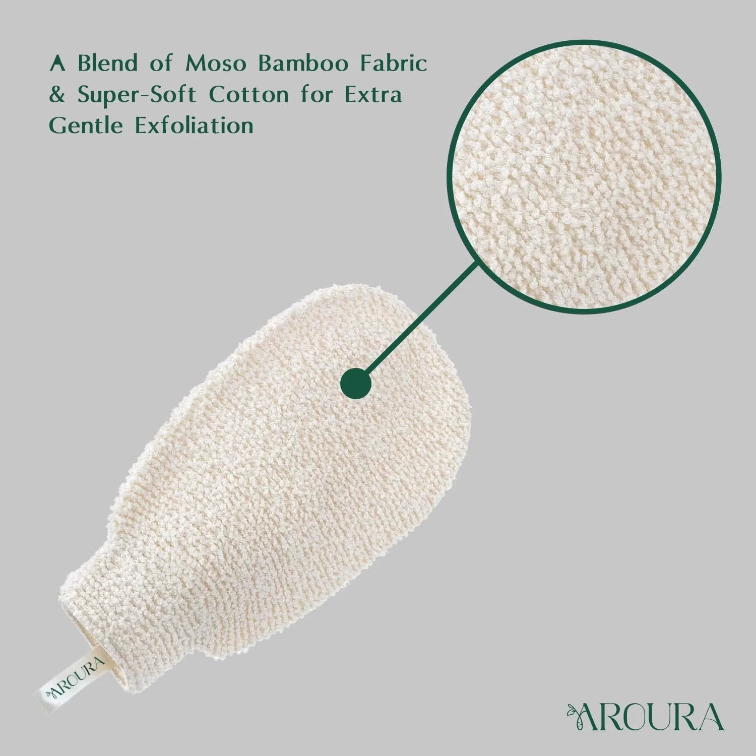 دستکش لایه بردار بامبو ممتاز آرورا - لایه بردار فوق العاده نرم و طبیعی صورت و اسکراب بدن برای آقایان و بانوان - پاک کننده عمیق، ماساژ و اسکراب حمام - دستکش حمام نخی برای انواع پوست دستکش لایه بردار بامبو ممتاز آرورا - لایه بردار فوق العاده نرم و طبیعی صورت و اسکراب بدن برای آقایان و بانوان - پاک کننده عمیق، ماساژ و اسکراب حمام - دستکش حمام نخی برای انواع پوست