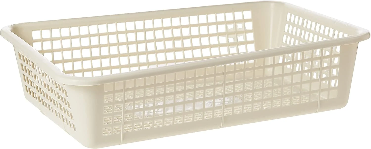 سبد ذخیره سازی میوه کوچک Cosmoplast، سفید مایل به کرم