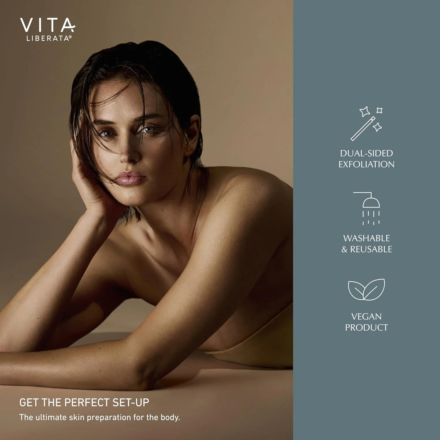 دستکش لایه بردار دو طرفه لوکس ویتا لیبراتا دستکش لایه بردار دو طرفه لوکس ویتا لیبراتا