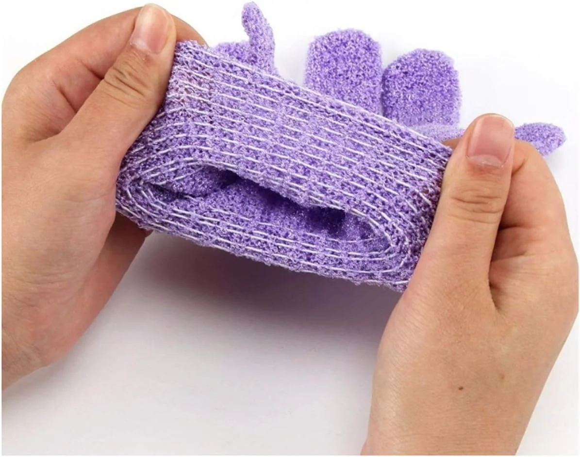 یو-هوم، 10 عدد دستکش لایه بردار، دستکش حمام، اسکرابر، دستکش اسکراب برای حمام، اسپا، ماساژ و اسکراب بدن، از بین برنده سلول های مرده پوست یو-هوم، 10 عدد دستکش لایه بردار، دستکش حمام، اسکرابر، دستکش اسکراب برای حمام، اسپا، ماساژ و اسکراب بدن، از بین برنده سلول های مرده پوست