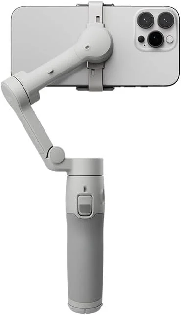 DJI Osmo Mobile 7 Gimbal Stabilizer for iPhone, Android, Built-in Tripod, Comfortable Grip, 3-Axis Phone Gimbal, ActiveTrack 7.0, OneTap Edit, Phone Charging - Grey DJI Osmo Mobile 7 Gimbal Stabilizer for iPhone, Android, Built-in Tripod, Comfortable Grip, 3-Axis Phone Gimbal, ActiveTrack 7.0, OneTap Edit, Phone Charging - Grey