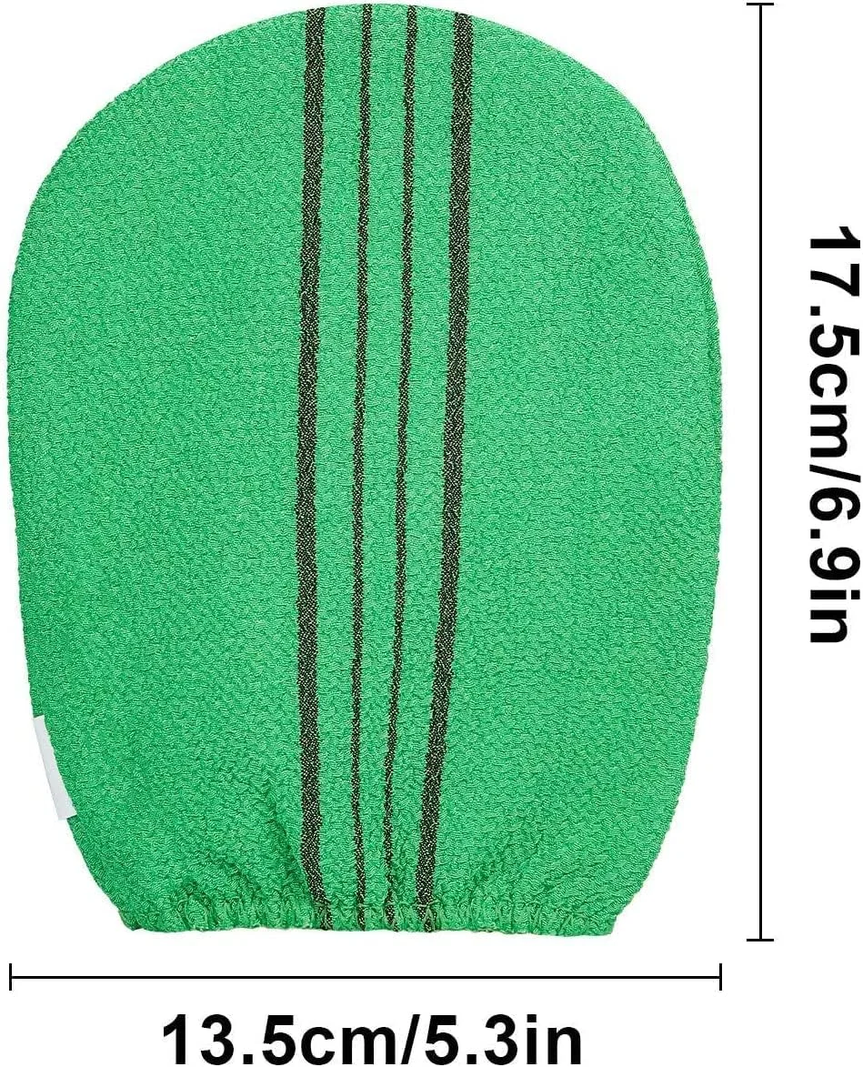 لیف حمام لایه بردار ضد آفتاب، پارچه حوله ای کره ای برای لایه برداری، دستکش اسکراب لایه بردار برای حمام و دوش، از بین بردن سلول های خشک و مرده پوست، مناسب برای انواع پوست، بسته 3 عددی لیف حمام لایه بردار ضد آفتاب، پارچه حوله ای کره ای برای لایه برداری، دستکش اسکراب لایه بردار برای حمام و دوش، از بین بردن سلول های خشک و مرده پوست، مناسب برای انواع پوست، بسته 3 عددی