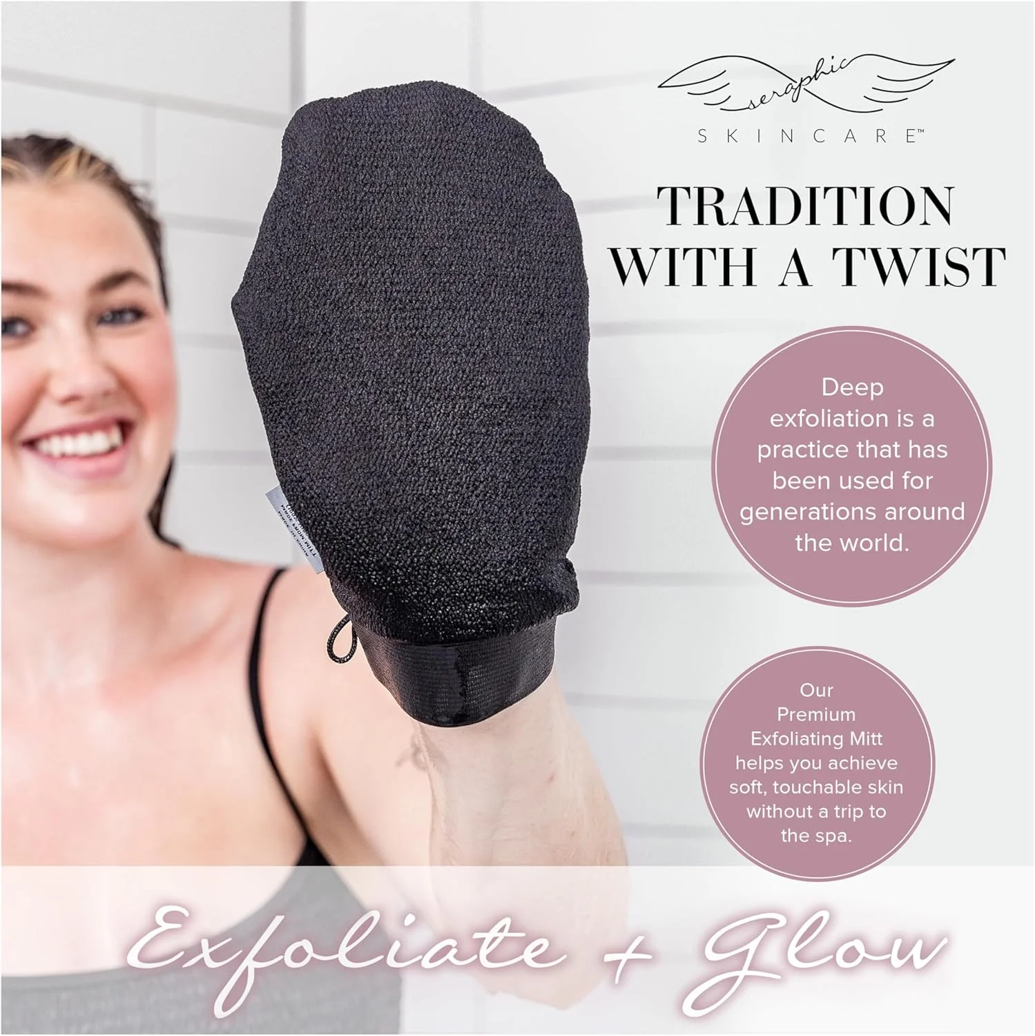 دستکش لایه بردار کره ای سرافییک اسکین کر (1 عدد) میکرودرم ابریژن در خانه، دستکش های لایه بردار به طور محسوسی پوست مرده را از بین می برند، مناسب برای از بین بردن اسپری برنزه یا کراتوز پیلاریس، ساخته شده از 100% الیاف ویسکوز دستکش لایه بردار کره ای سرافییک اسکین کر (1 عدد) میکرودرم ابریژن در خانه، دستکش های لایه بردار به طور محسوسی پوست مرده را از بین می برند، مناسب برای از بین بردن اسپری برنزه یا کراتوز پیلاریس، ساخته شده از 100% الیاف ویسکوز