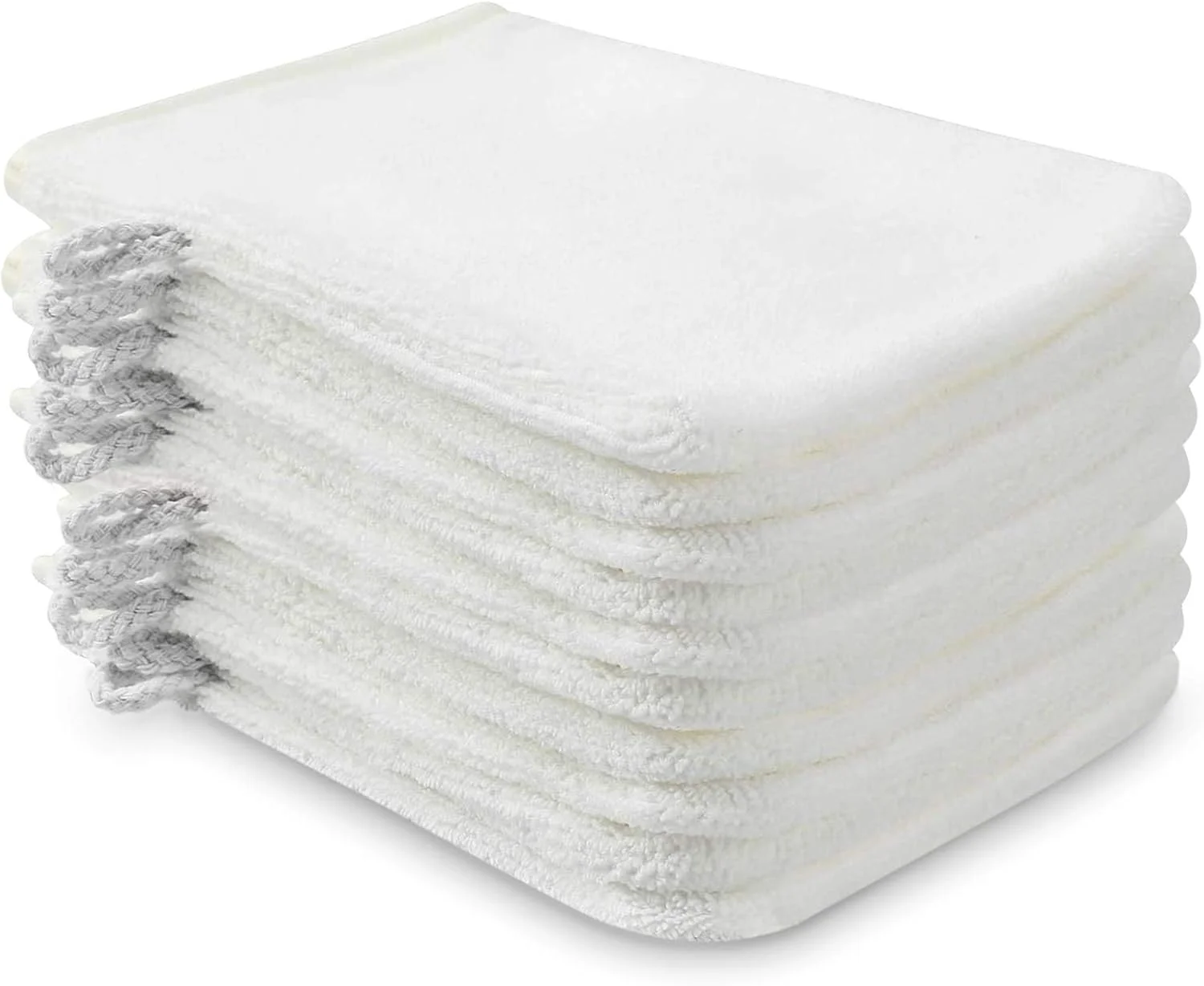 PHOGARY 10 Pack Microfiber Body Wash Mitts, Soft Face Mitten, Bath Spa Cloth, Reusable Makeup Remover Mitt Gloves, European Style Wash Cloth, 6×8 inch (White) PHOGARY 10 Pack Microfiber Body Wash Mitts, Soft Face Mitten, Bath Spa Cloth, Reusable Makeup Remover Mitt Gloves, European Style Wash Cloth, 6×8 inch (White)