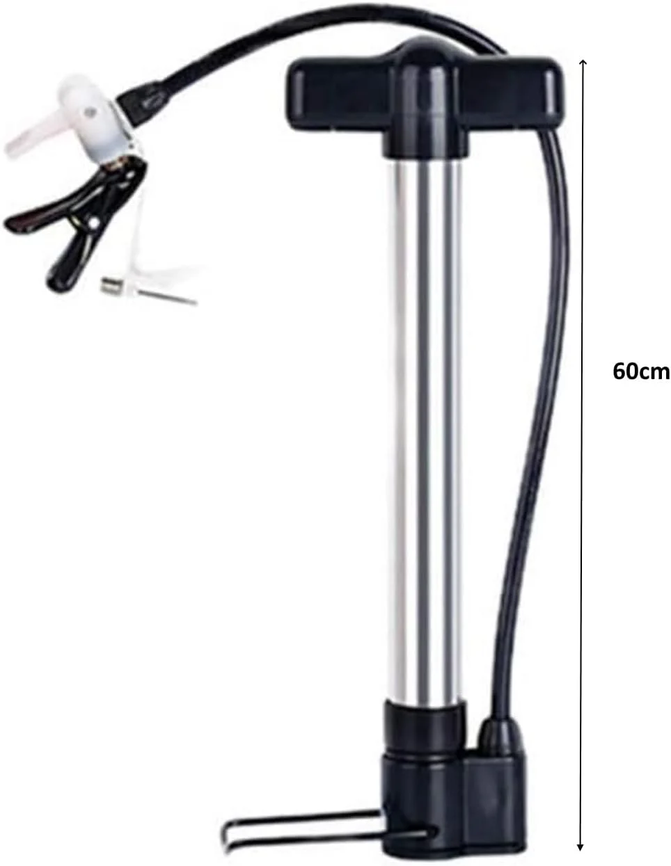 تلمبه باد دوچرخه قابل حمل Biella™ - تلمبه دستی/پایی برای باد کردن لاستیک، توپ بسکتبال، فوتبال، بادکنک، اسباب بازی و غیره
