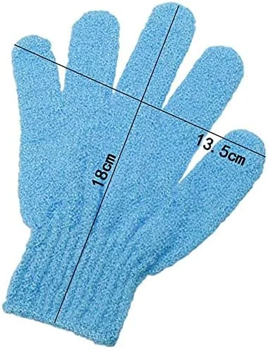 4 جفت دستکش لایه بردار - دستکش اسکراب ممتاز برای حمام، اسپا، ماساژ و اسکراب بدن - لوازم جانبی لایه برداری اسپا برای مردان و زنان