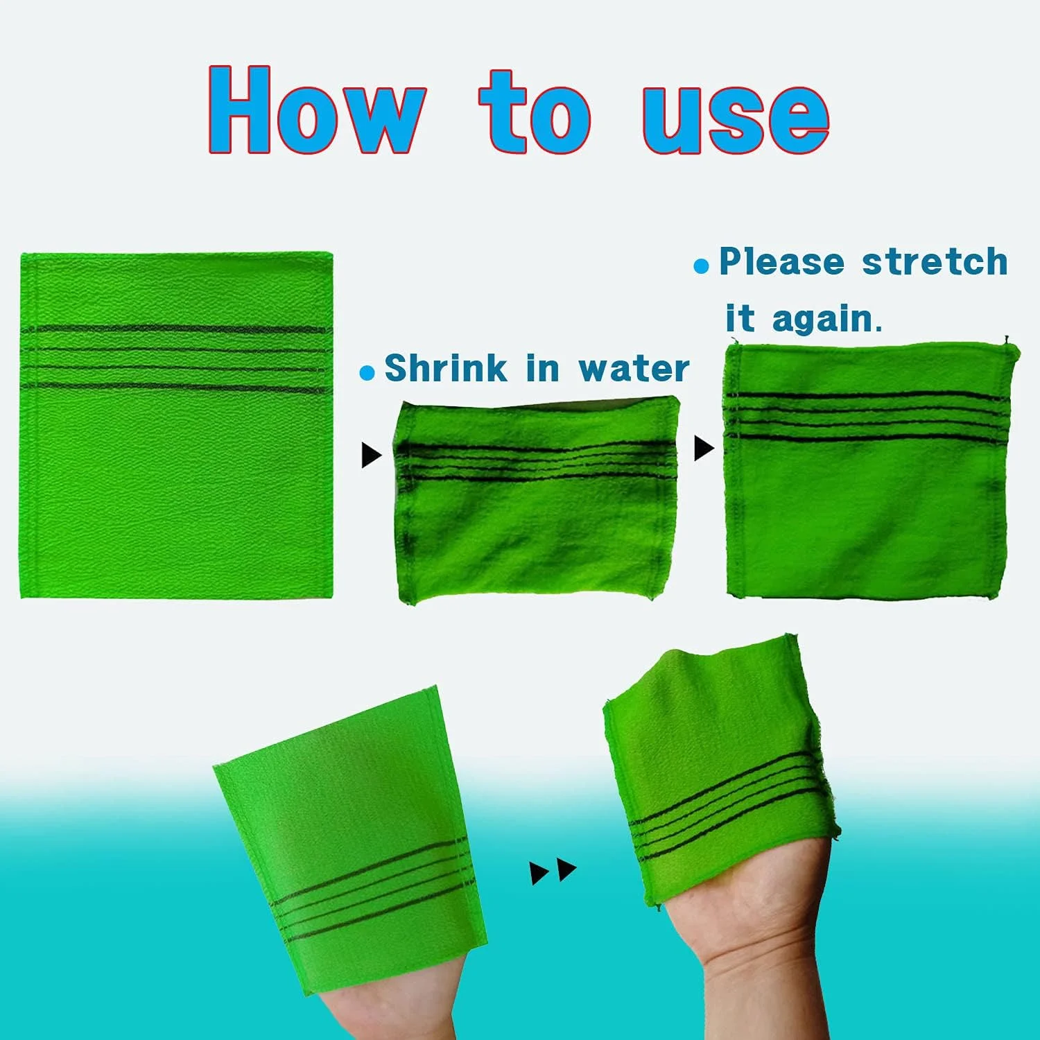 NOPIGO Korean Asian Exfoliating Bath Washcloth Mitt for Remove Dead Skin.Exfoliating Body Scrubber.Exfoliating Gloves for Body Scrub (Green 4) NOPIGO Korean Asian Exfoliating Bath Washcloth Mitt for Remove Dead Skin.Exfoliating Body Scrubber.Exfoliating Gloves for Body Scrub (Green 4)