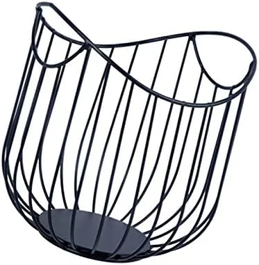 سبد میوه AUEMNUR، سبد میوه آهنی برای مصارف خانگی، اتاق نشیمن، سبد نگهداری آشپزخانه، سبد سبزیجات، سبک لوکس ساده و خلاقانه اروپایی، مشکی/سفید/آبی دودی، کوچک (Hortel) سبد میوه AUEMNUR، سبد میوه آهنی برای مصارف خانگی، اتاق نشیمن، سبد نگهداری آشپزخانه، سبد سبزیجات، سبک لوکس ساده و خلاقانه اروپایی، مشکی/سفید/آبی دودی، کوچک (Hortel)