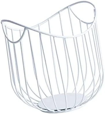 سبد میوه AUEMNUR، سبد میوه آهنی برای مصارف خانگی، اتاق نشیمن، سبد نگهداری آشپزخانه، سبد سبزیجات، سبک لوکس ساده و خلاقانه اروپایی، مشکی/سفید/آبی دودی، کوچک (Hortel) سبد میوه AUEMNUR، سبد میوه آهنی برای مصارف خانگی، اتاق نشیمن، سبد نگهداری آشپزخانه، سبد سبزیجات، سبک لوکس ساده و خلاقانه اروپایی، مشکی/سفید/آبی دودی، کوچک (Hortel)