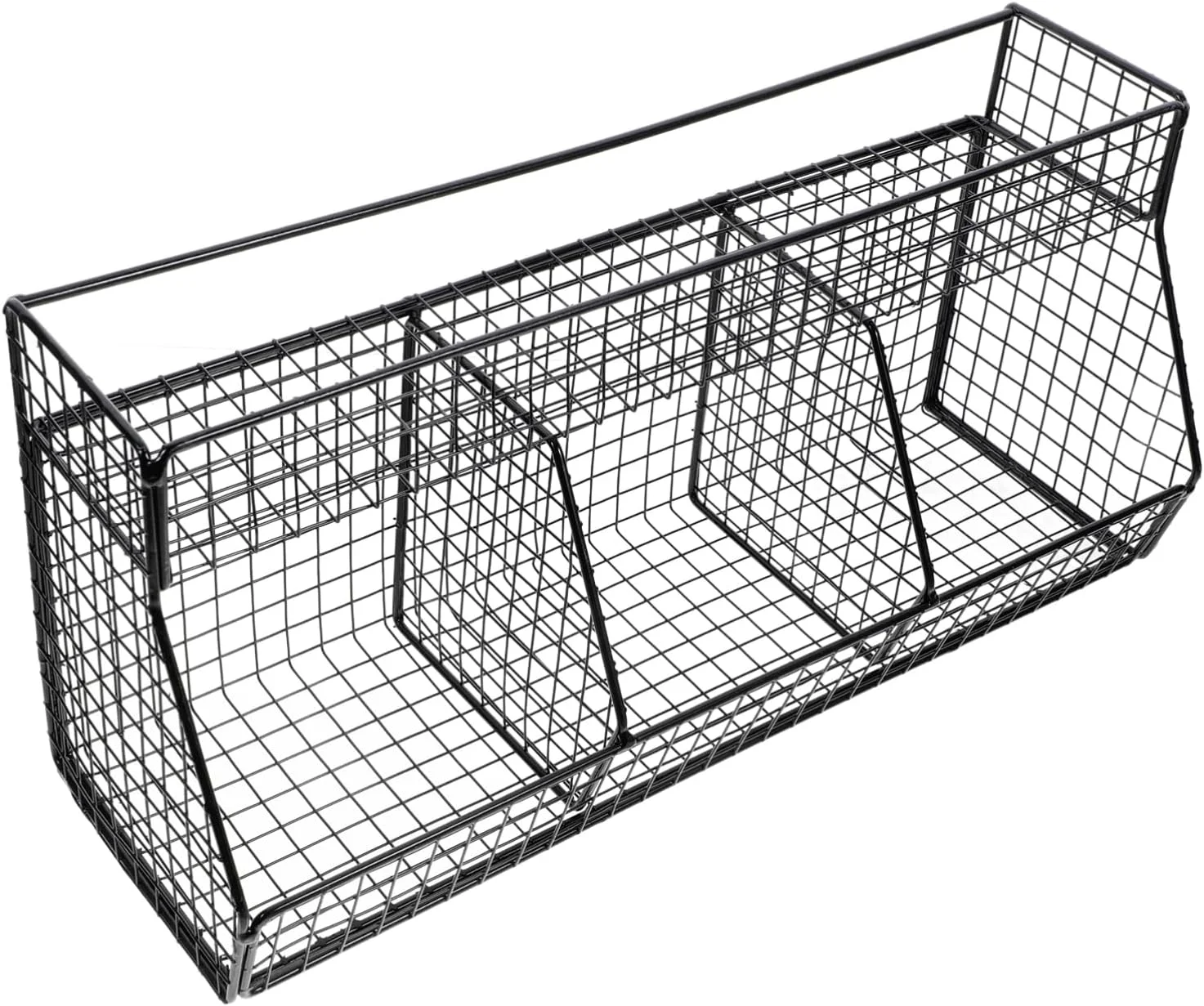 سبد میوه آویز دیواری Alipis برای پیشخوان آشپزخانه، سبد سیمی فلزی دیواری برای میوه، پیاز، سبزیجات، زنجبیل، سیر - مشکی سبد میوه آویز دیواری Alipis برای پیشخوان آشپزخانه، سبد سیمی فلزی دیواری برای میوه، پیاز، سبزیجات، زنجبیل، سیر - مشکی