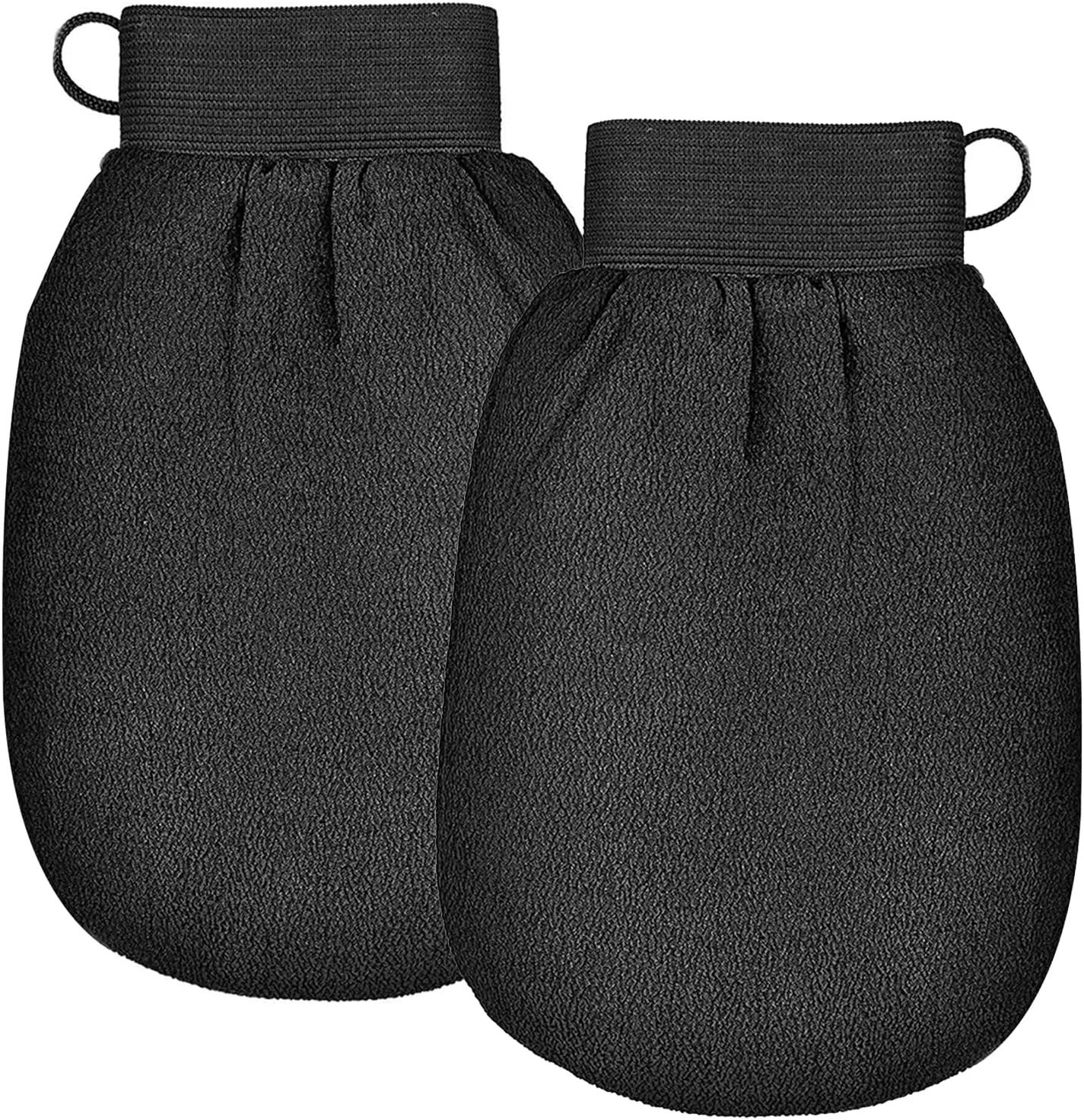 2 عدد دستکش لایه بردار عمیق برای بدن، دستکش های اسکراب حمام لایه بردار برای از بین بردن پوست مرده