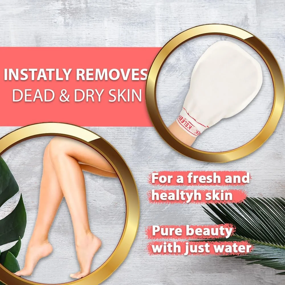 کسه حمام Kelebek - دستکش لایه بردار پوست، مناسب اسپا و حمام ترکی کسه حمام Kelebek - دستکش لایه بردار پوست، مناسب اسپا و حمام ترکی