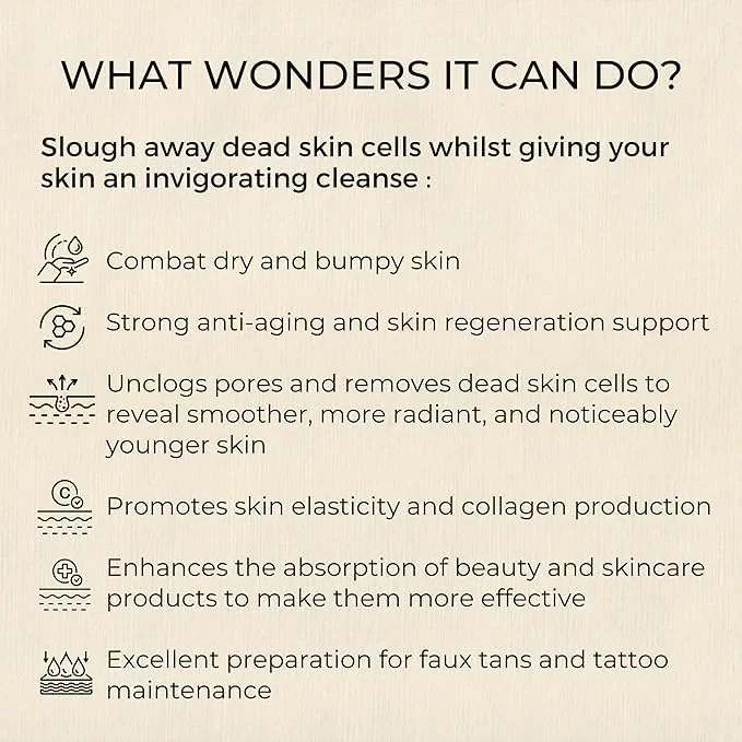 دستکش لایه بردار پوست بدن برای از بین بردن پوست مرده از Ghar Soaps | لیف برای زنان و مردان | ملایم روی پوست | استفاده آسان | دستکش اسکراب | از بین بردن سلول های مرده پوست، جوش های سرسیاه و آلودگی ها، پایدار دستکش لایه بردار پوست بدن برای از بین بردن پوست مرده از Ghar Soaps | لیف برای زنان و مردان | ملایم روی پوست | استفاده آسان | دستکش اسکراب | از بین بردن سلول های مرده پوست، جوش های سرسیاه و آلودگی ها، پایدار