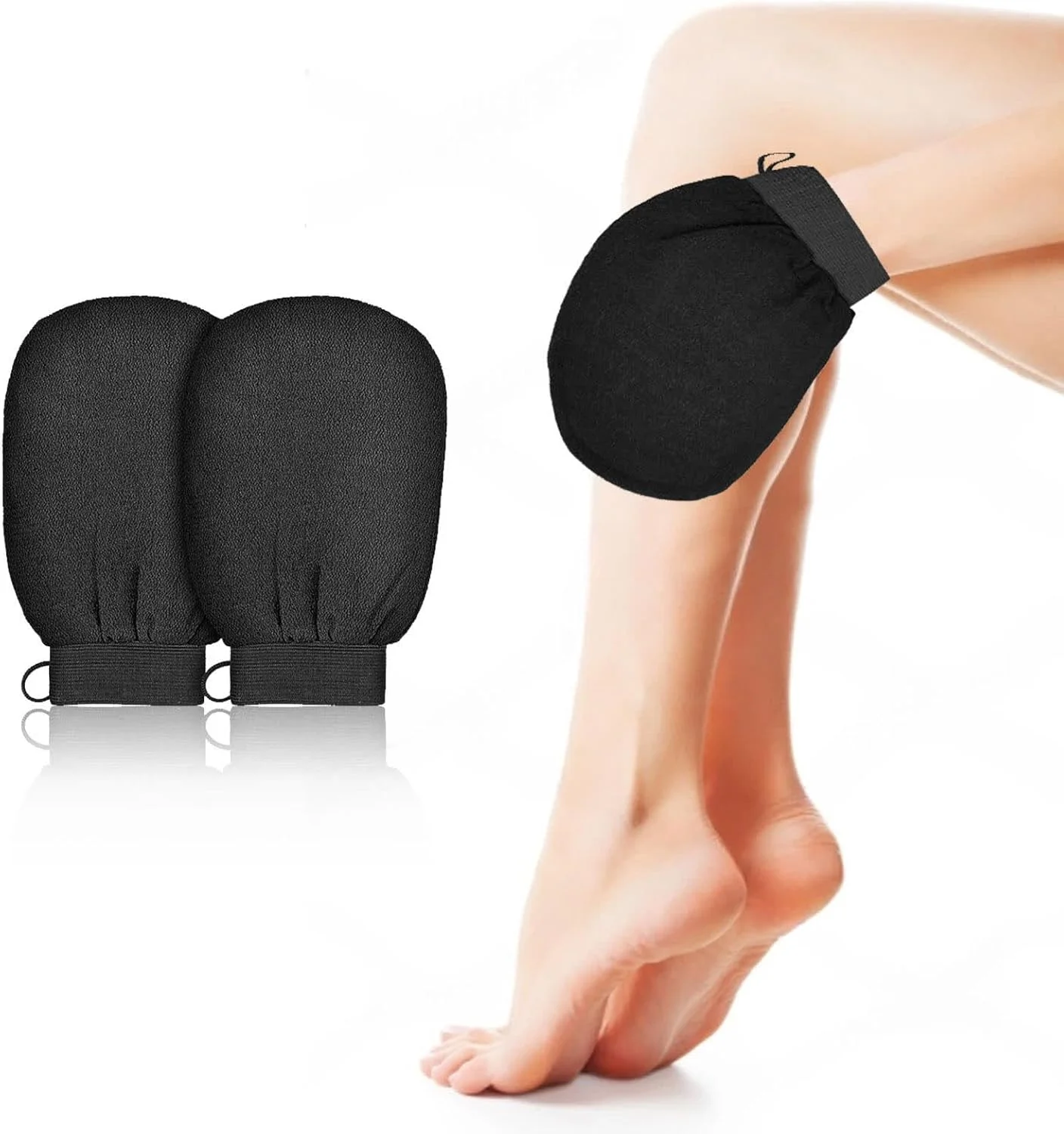 دستکش لایه بردار ممتاز 2 عددی، دستکش اسکراب بدن SPA، دستکش لایه بردار ملایم دو طرفه، الیاف ویسکوز برای پاکسازی موثر بدون تحریک پوست دستکش لایه بردار ممتاز 2 عددی، دستکش اسکراب بدن SPA، دستکش لایه بردار ملایم دو طرفه، الیاف ویسکوز برای پاکسازی موثر بدون تحریک پوست